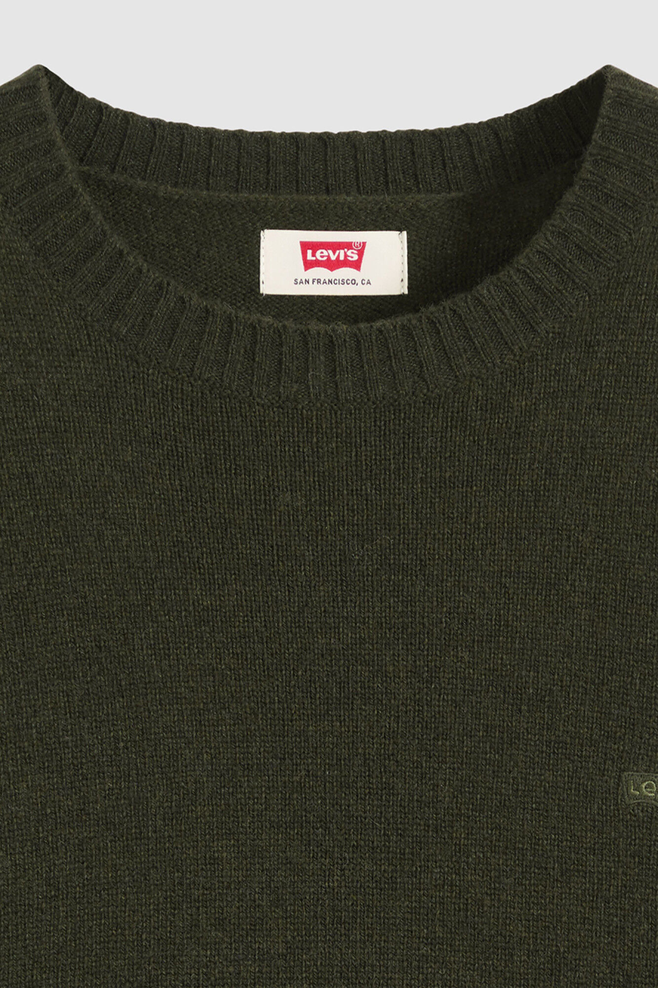 Levi's Jersey cuello redondo verde