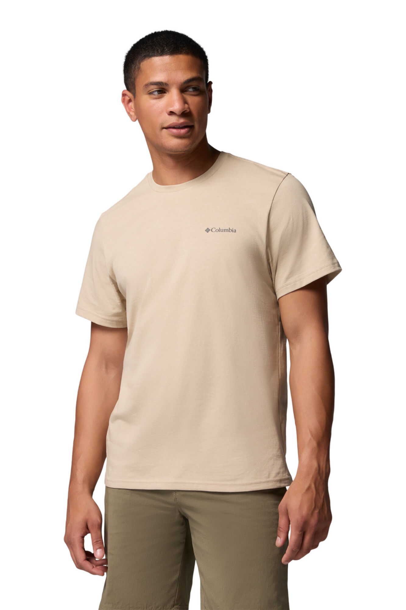 Columbia T-shirt b&aacute;sica cru