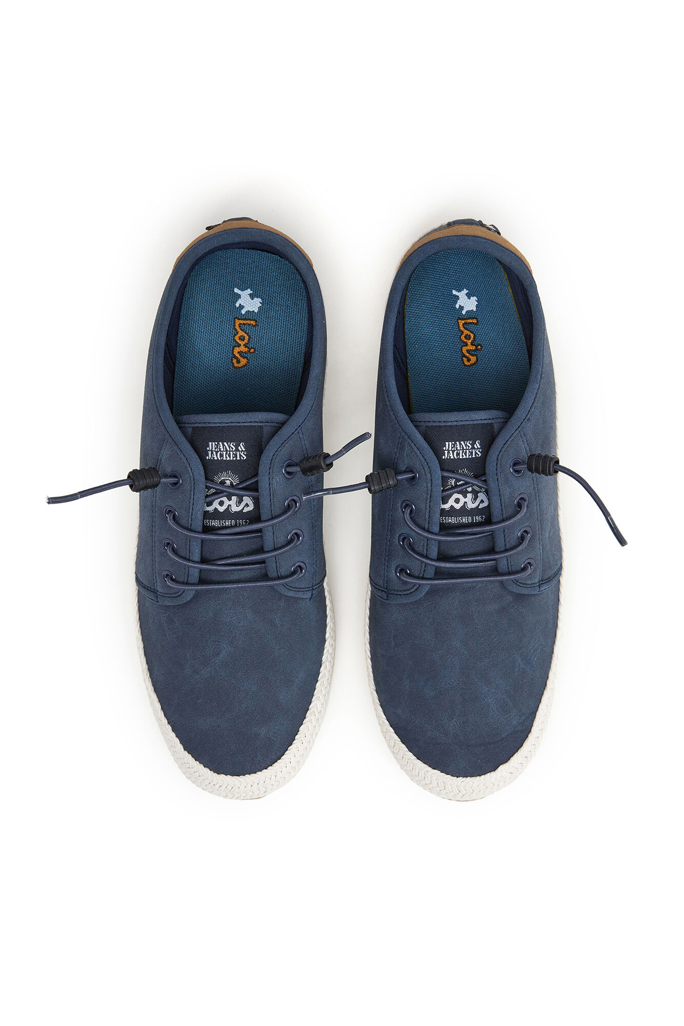 Lois T&ecirc;nis B&aacute;sico Nobuck azul