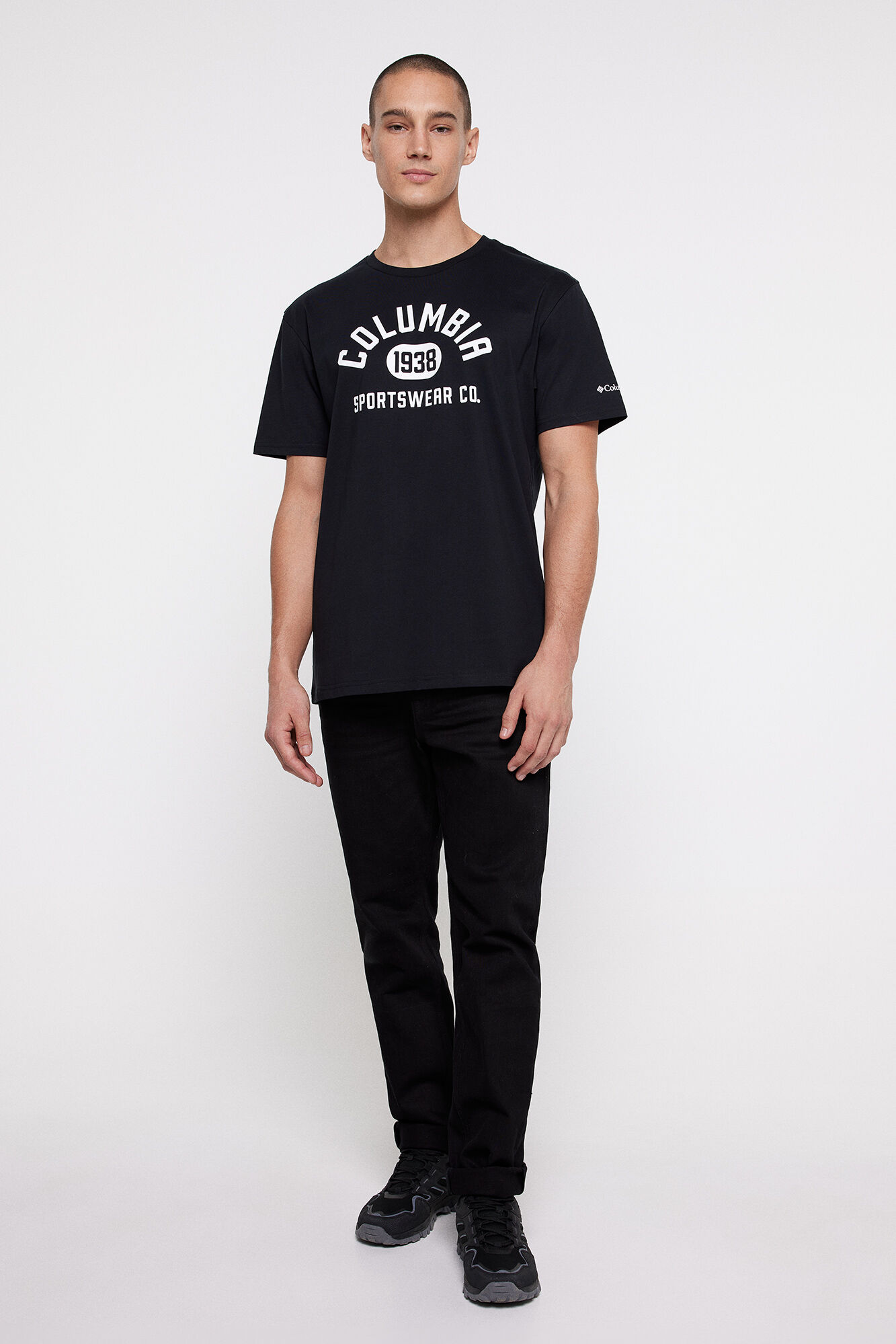 Columbia Columbia logo short sleeve t-shirt black