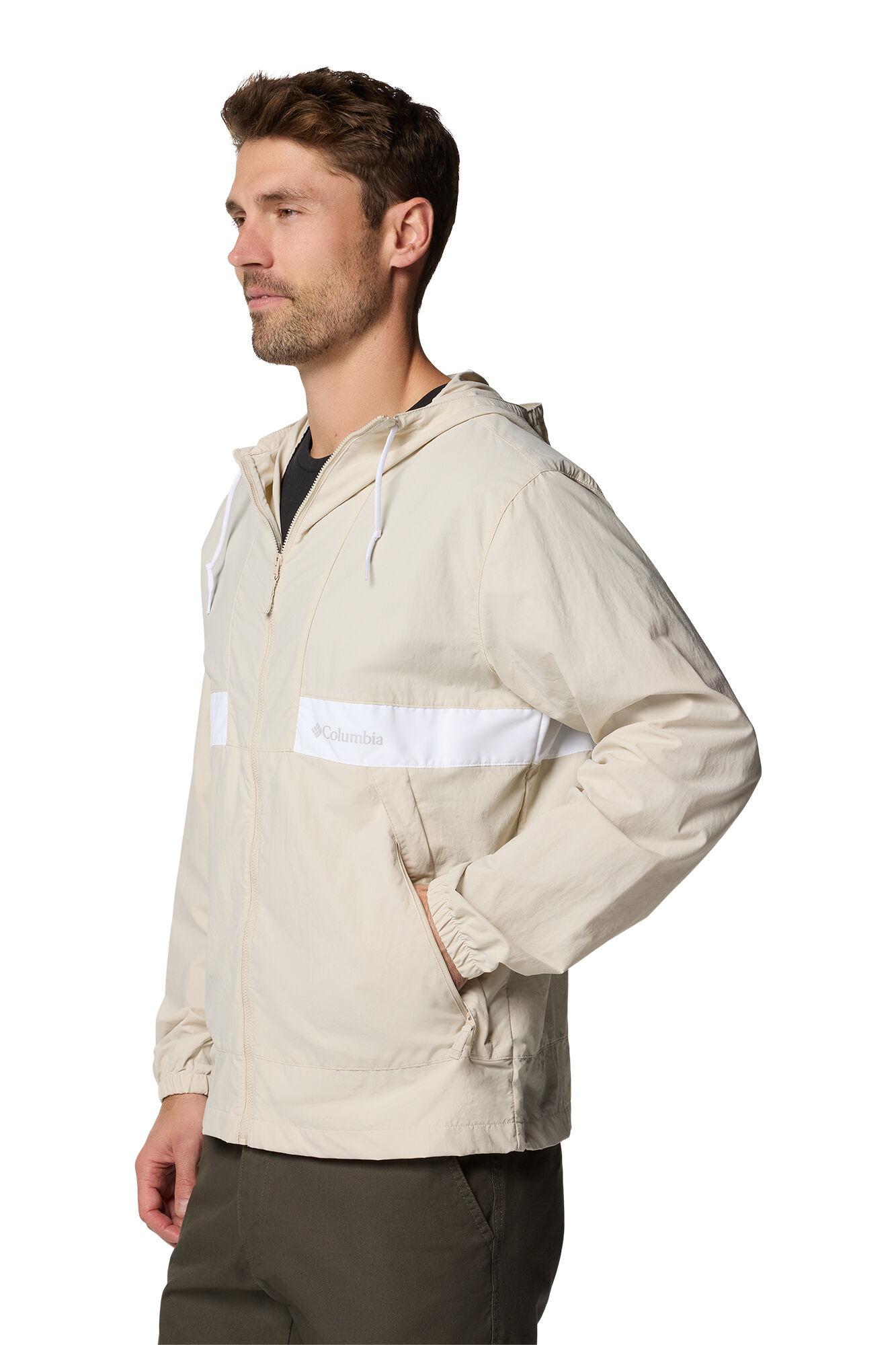 Columbia Cortavientos con capucha beige