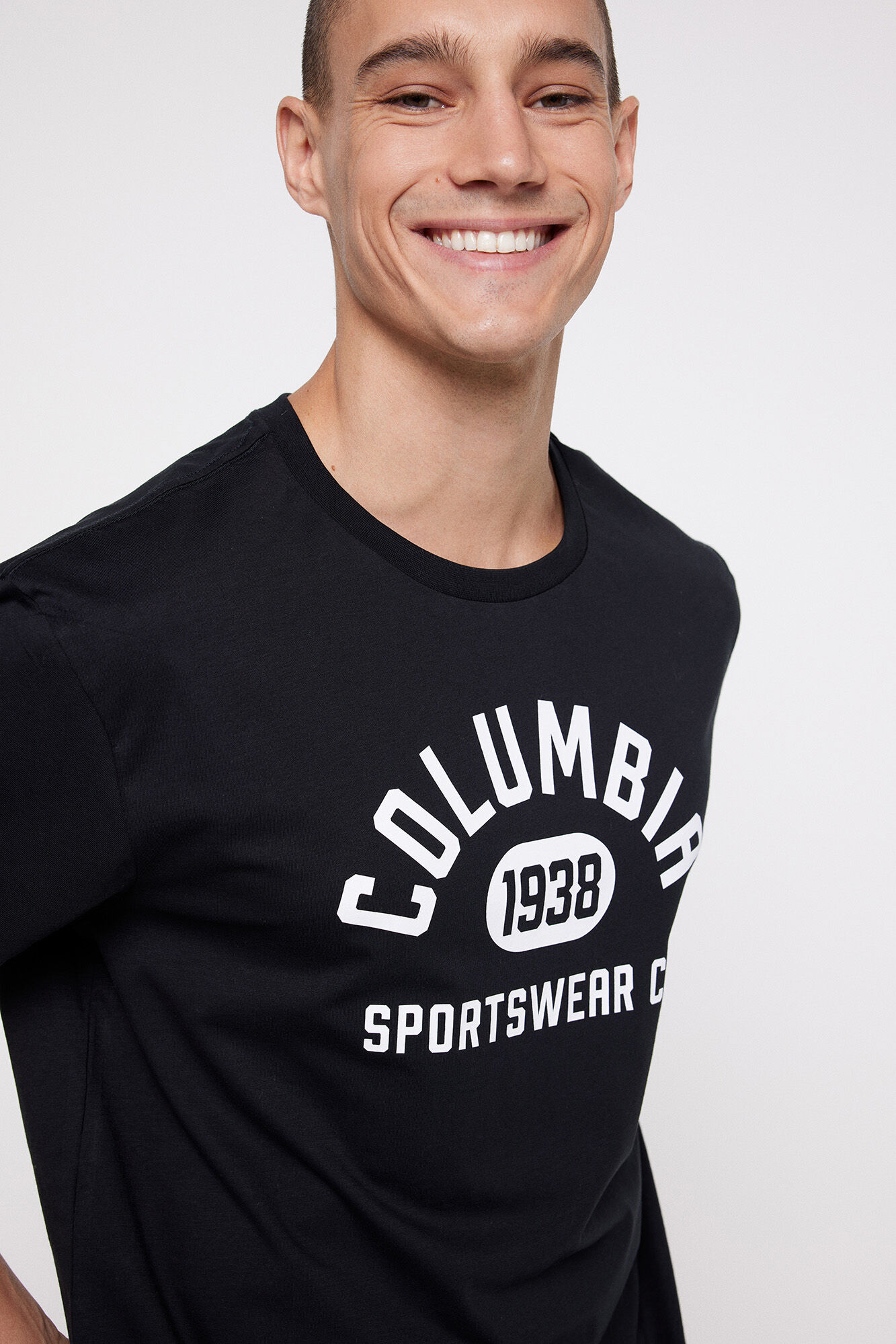 Columbia Columbia logo short sleeve t-shirt black