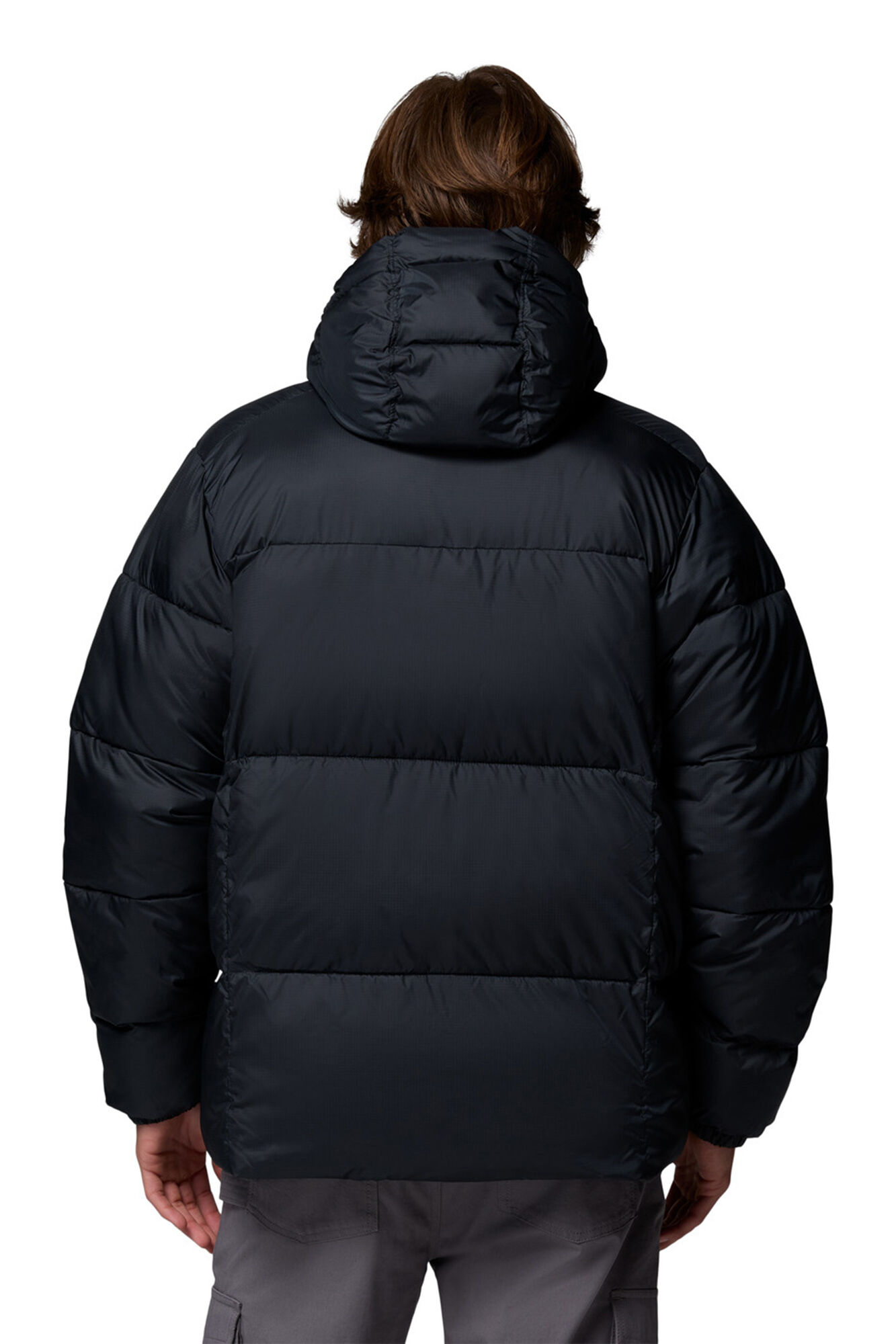 Columbia Puffer jacket with hood black