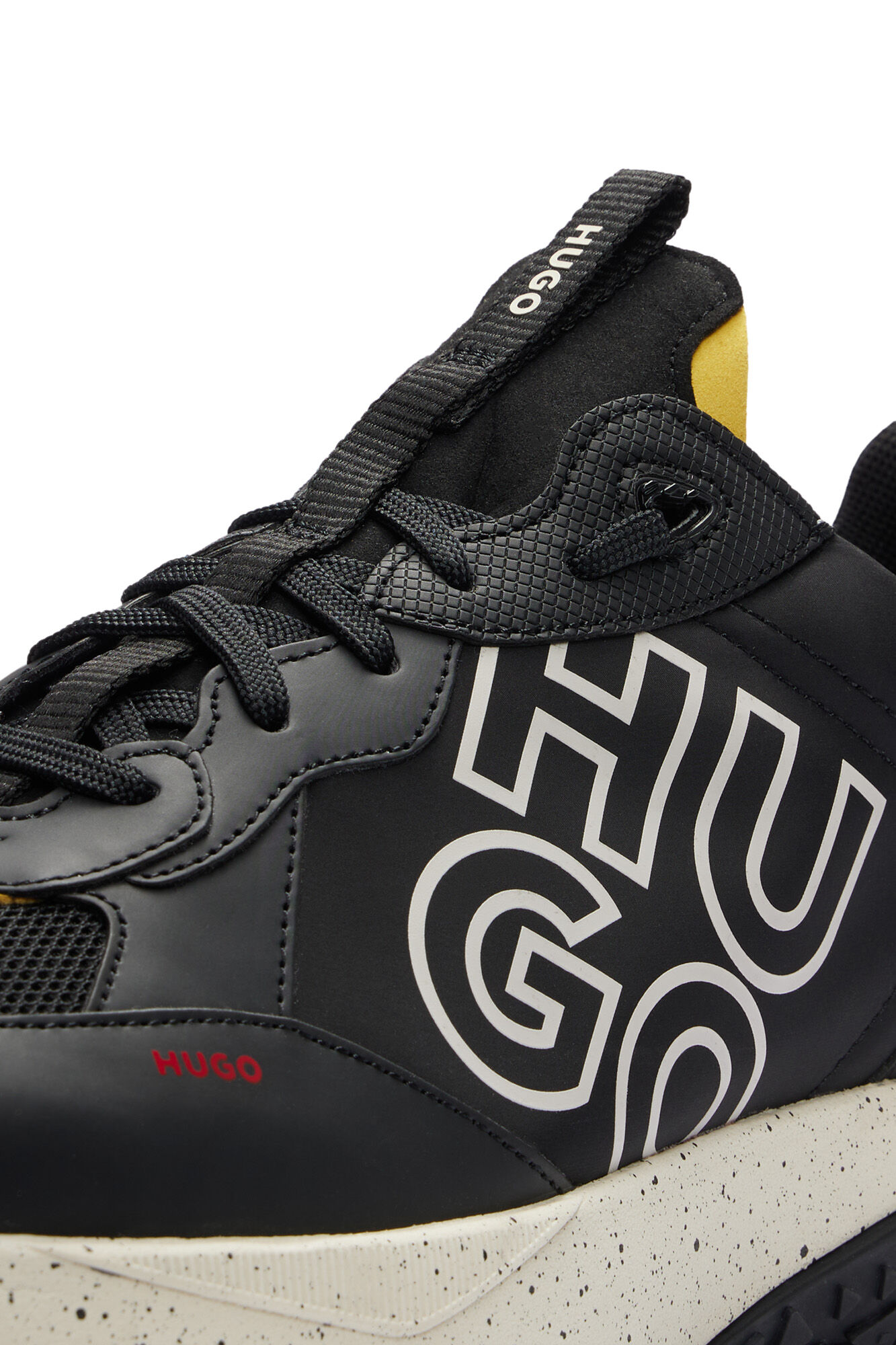 HUGO Sapatilhas com logo preto