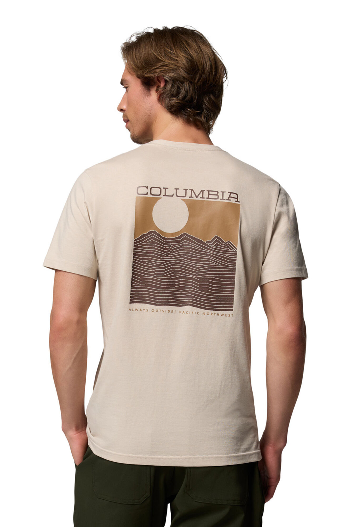 Columbia Camiseta de algod&oacute;n org&aacute;nico beige
