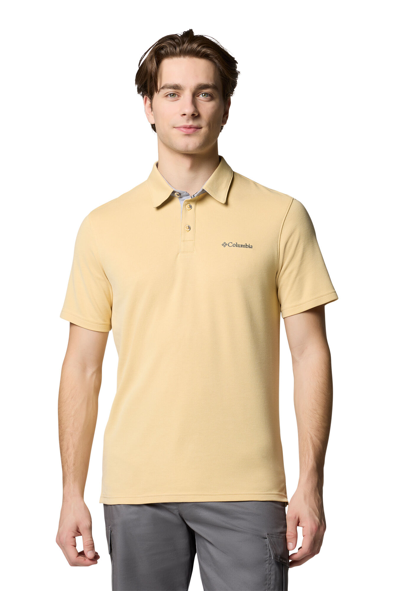 Columbia Columbia for men 's Nelson Point&trade; Polo yellow