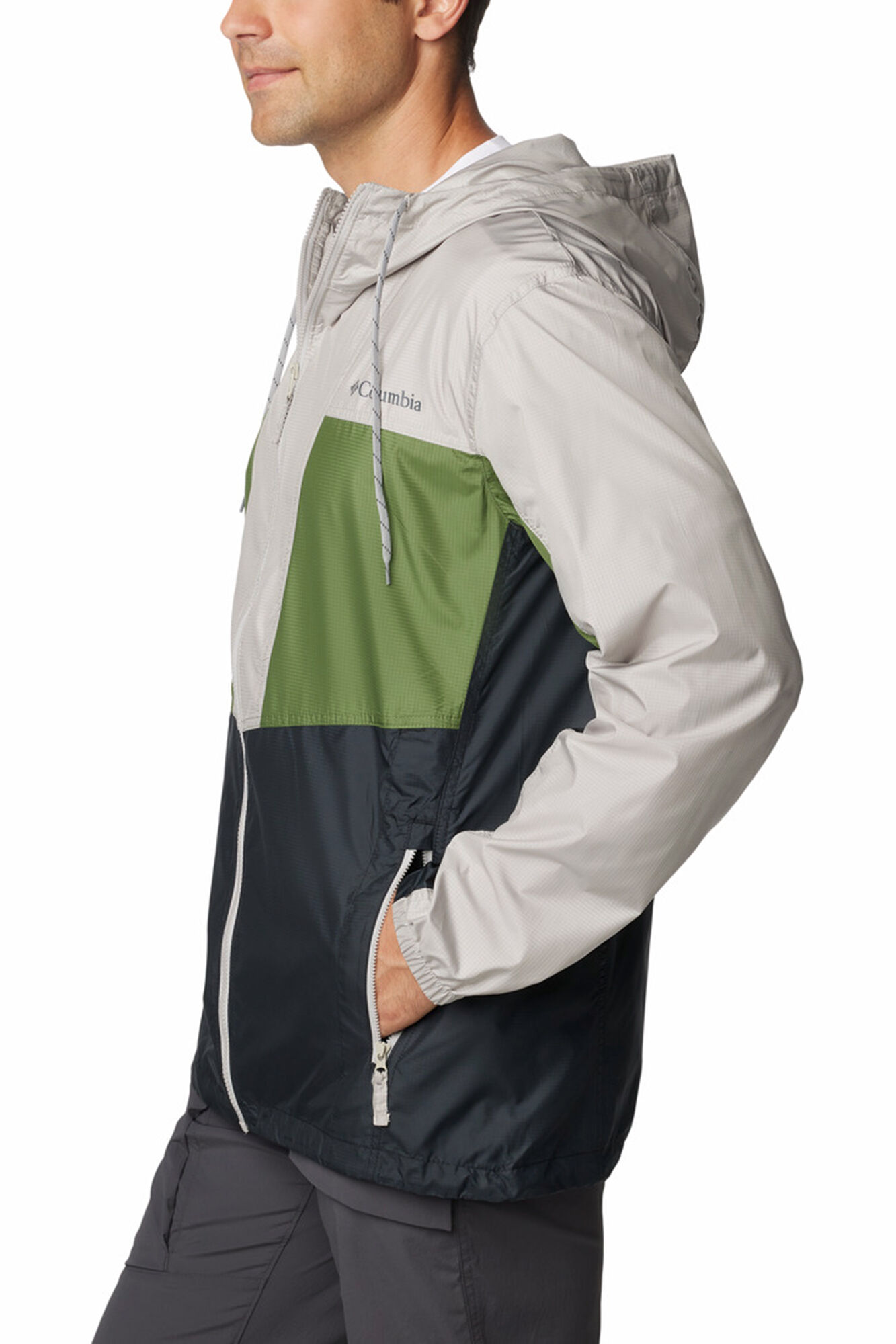 Columbia Cortavientos Columbia Trail Traveler&trade; para hombre gris