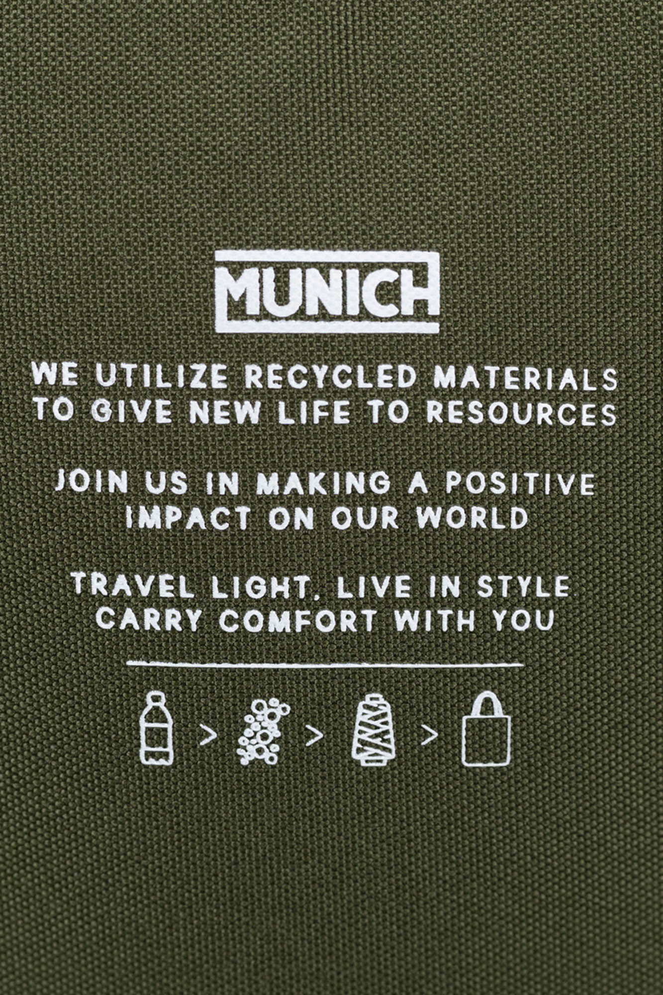 Munich Mochila Slim kaki