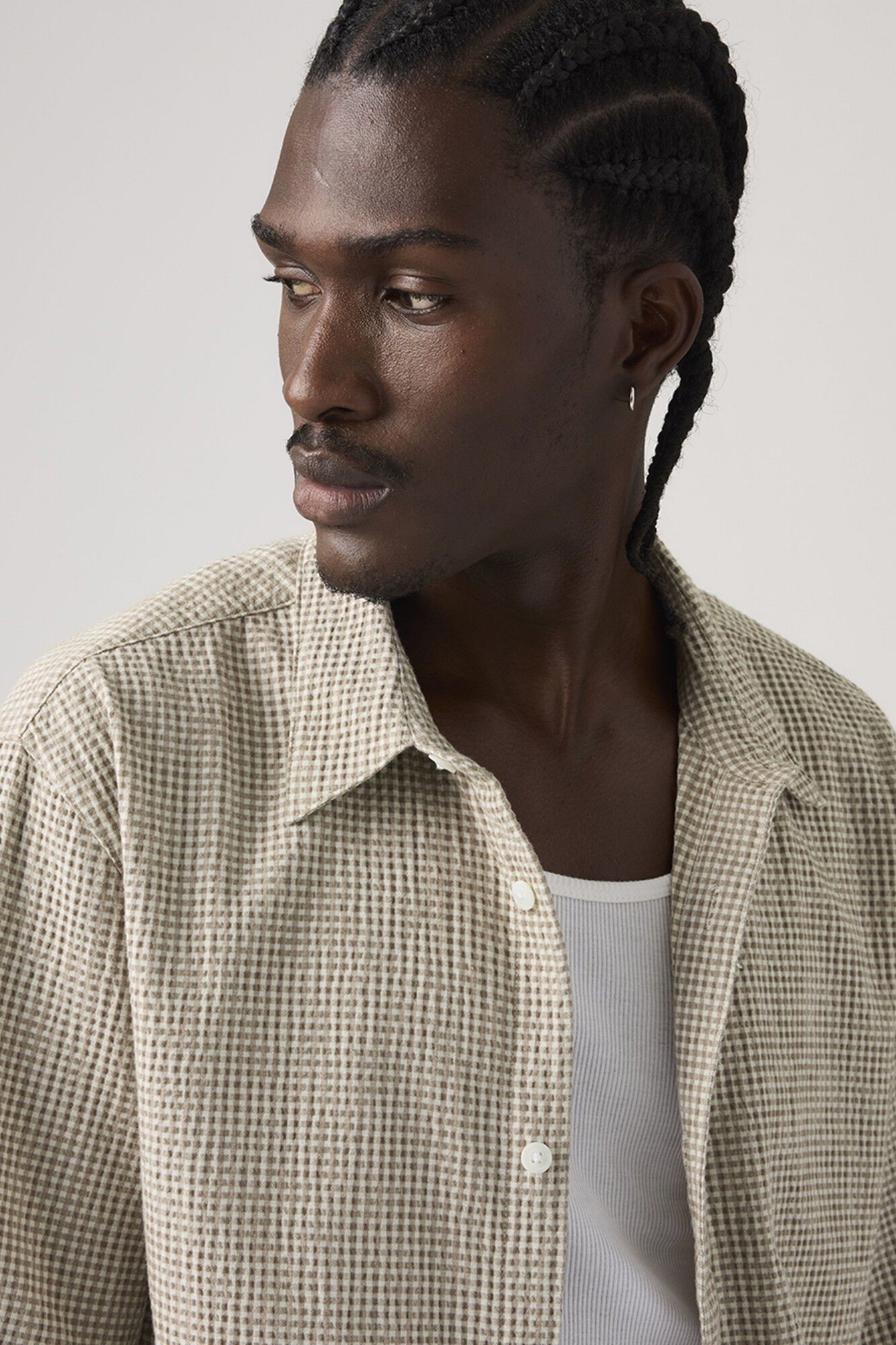 Levi's Camisa crop de manga corta