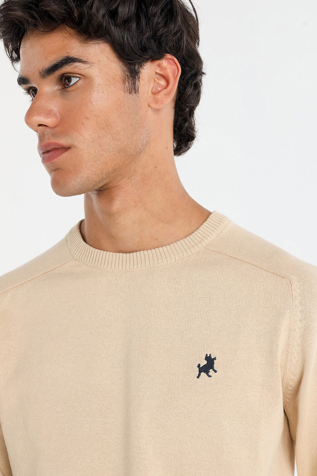 Lois Crew neck jumper white