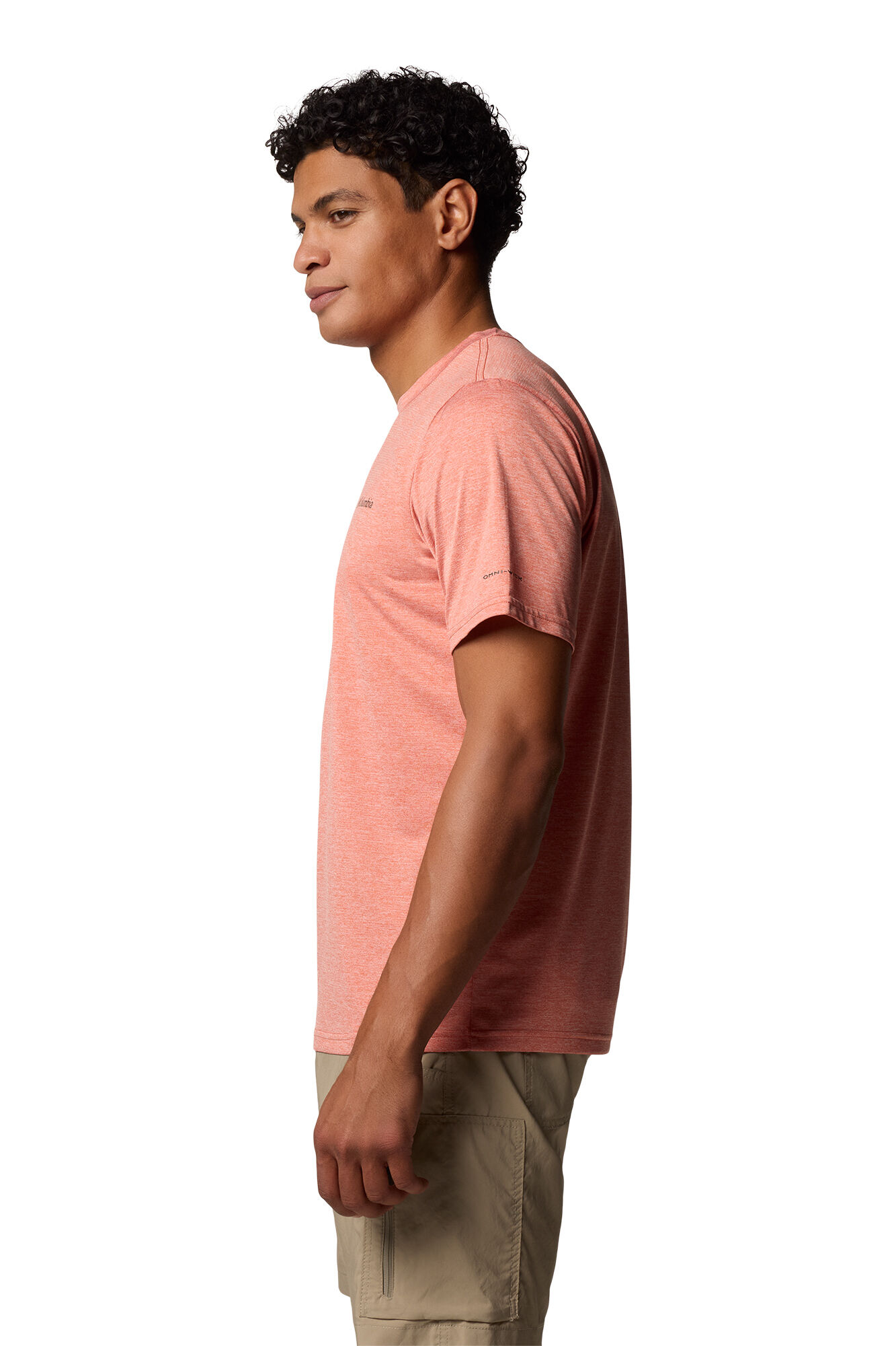 Columbia Columbia for men 's Hike&trade; Tech T-Shirt red