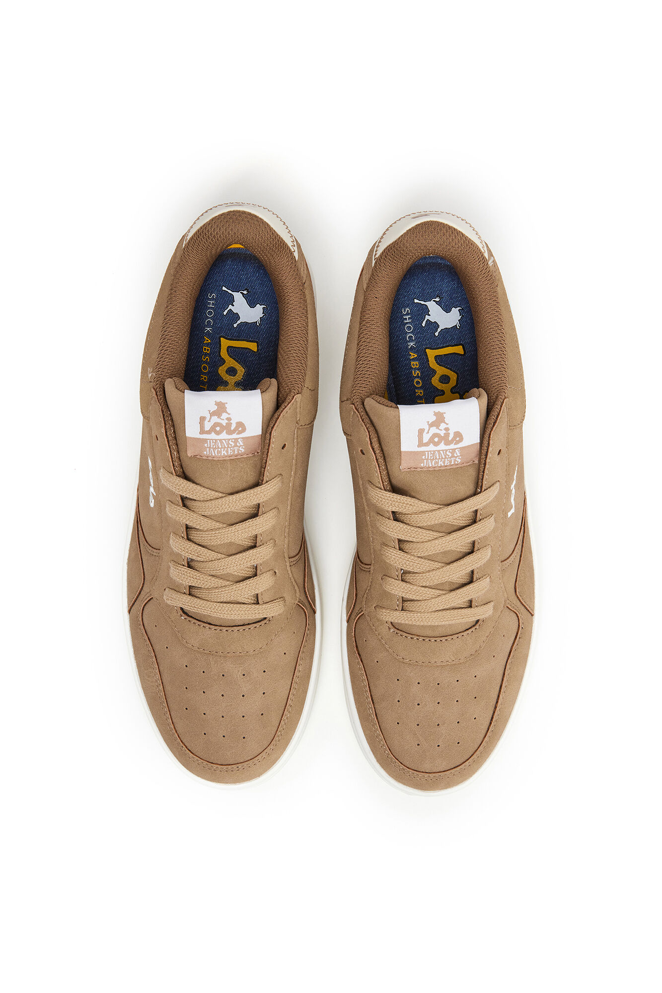 Lois Zapatilla tipo basket nude