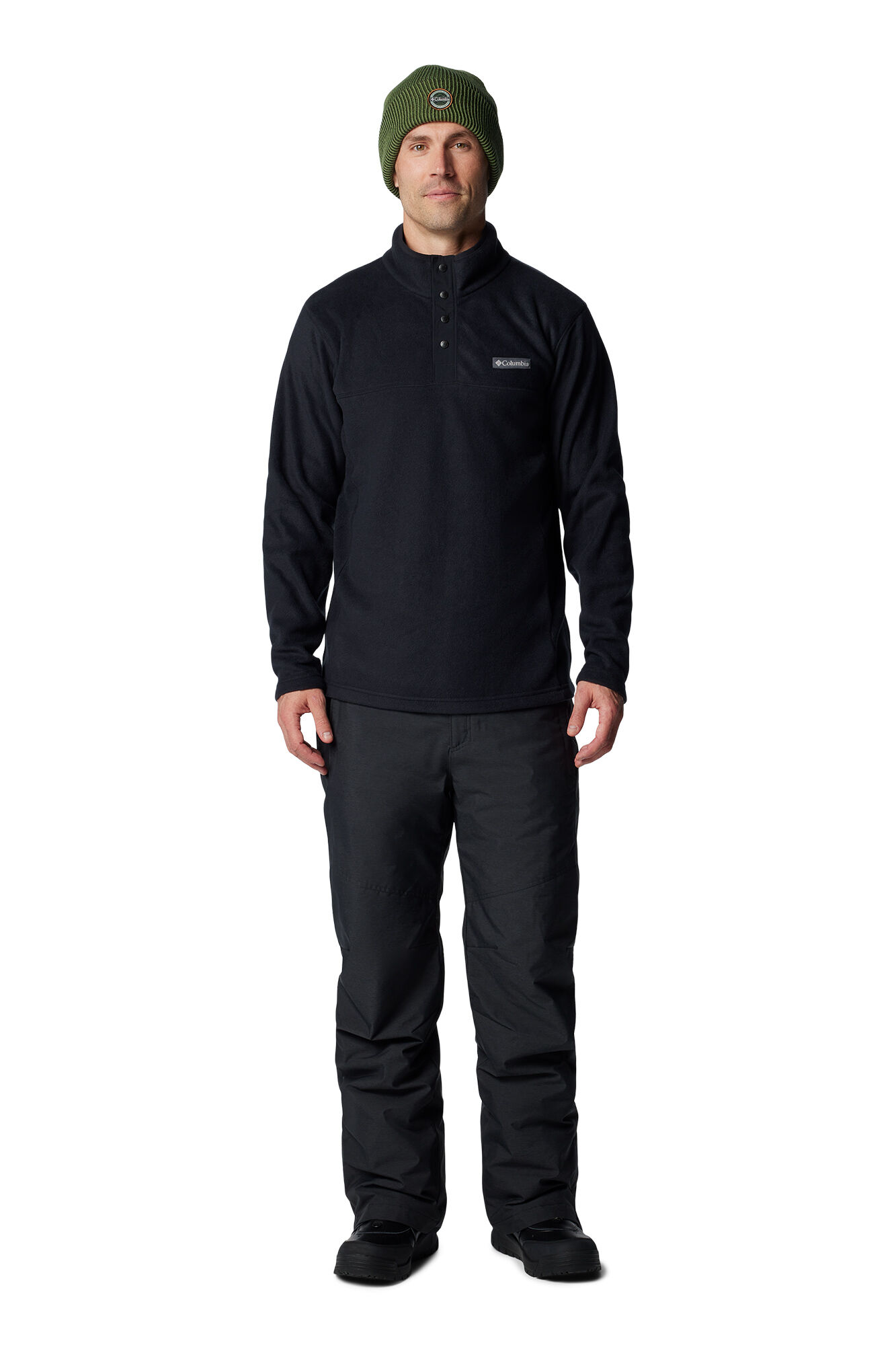 Columbia Steens Mountain&trade; II for men Half- fastening fleece black