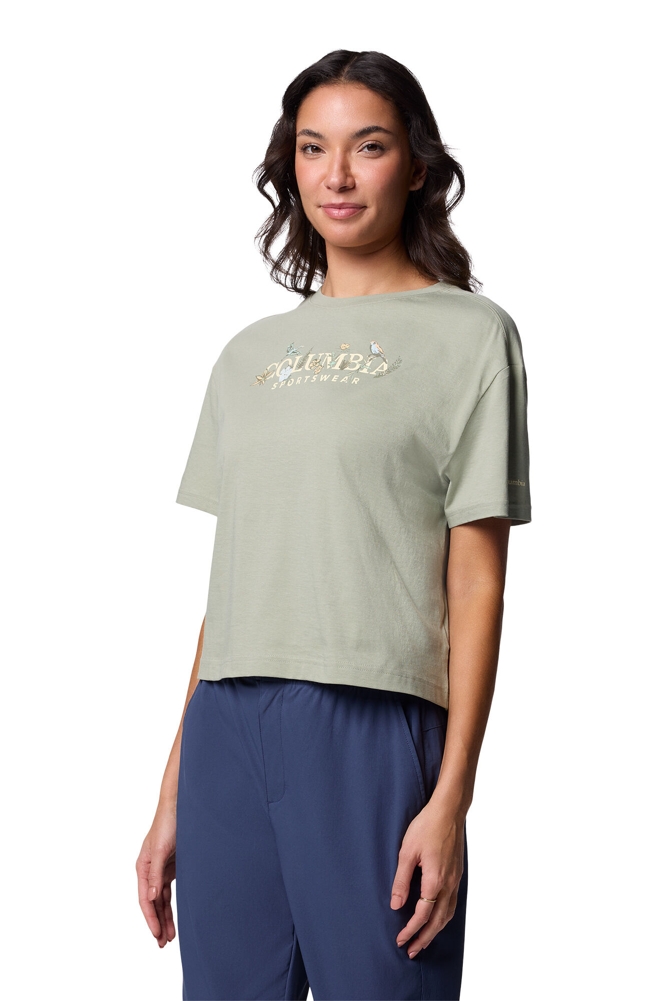 Columbia Columbia Women's Rolling Bend&trade; print Relaxed fitted T-Shirt beige