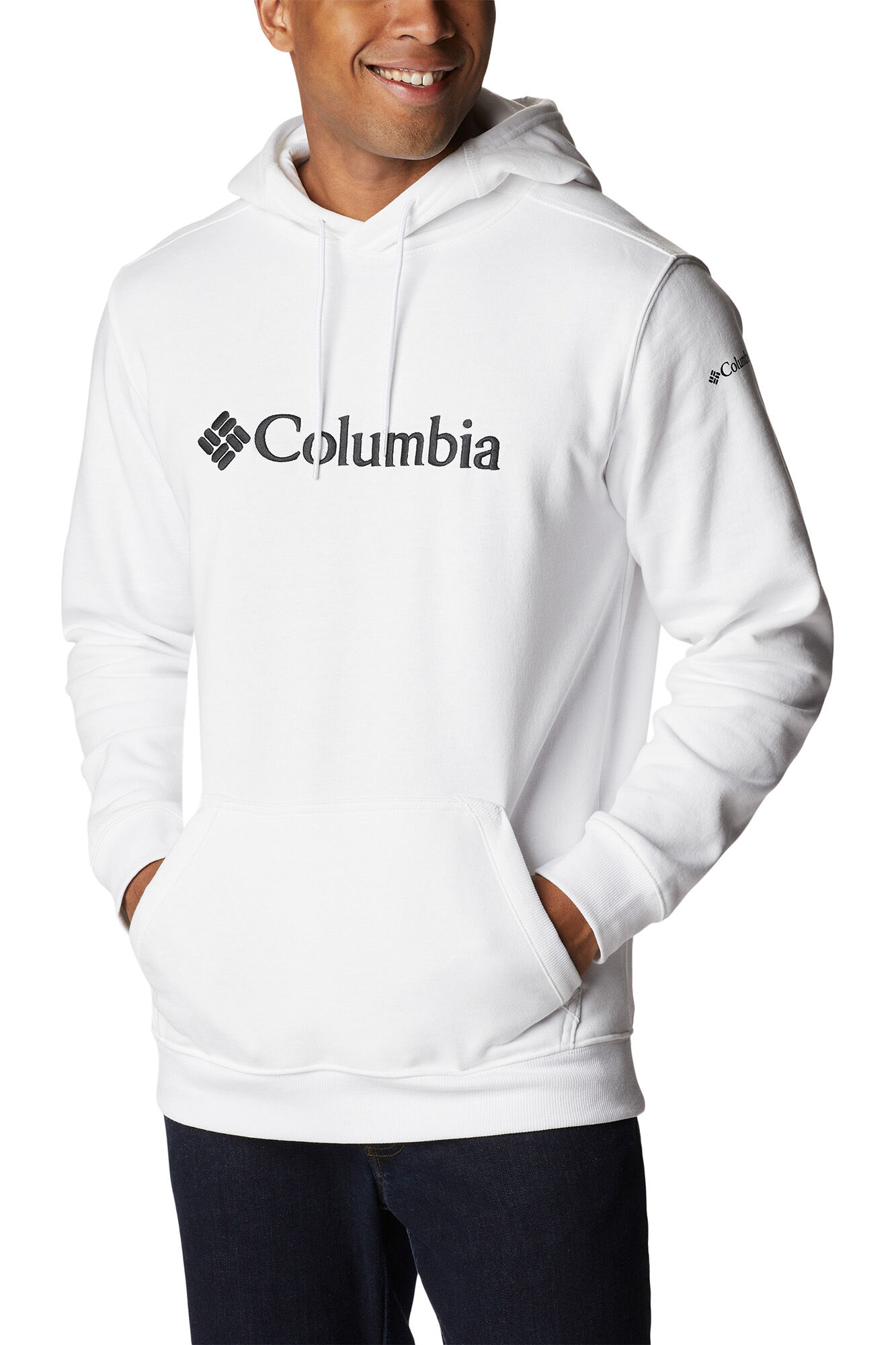 Columbia Sudadera con capucha Columbia hombre CSC Basic Logo&trade; II blanco