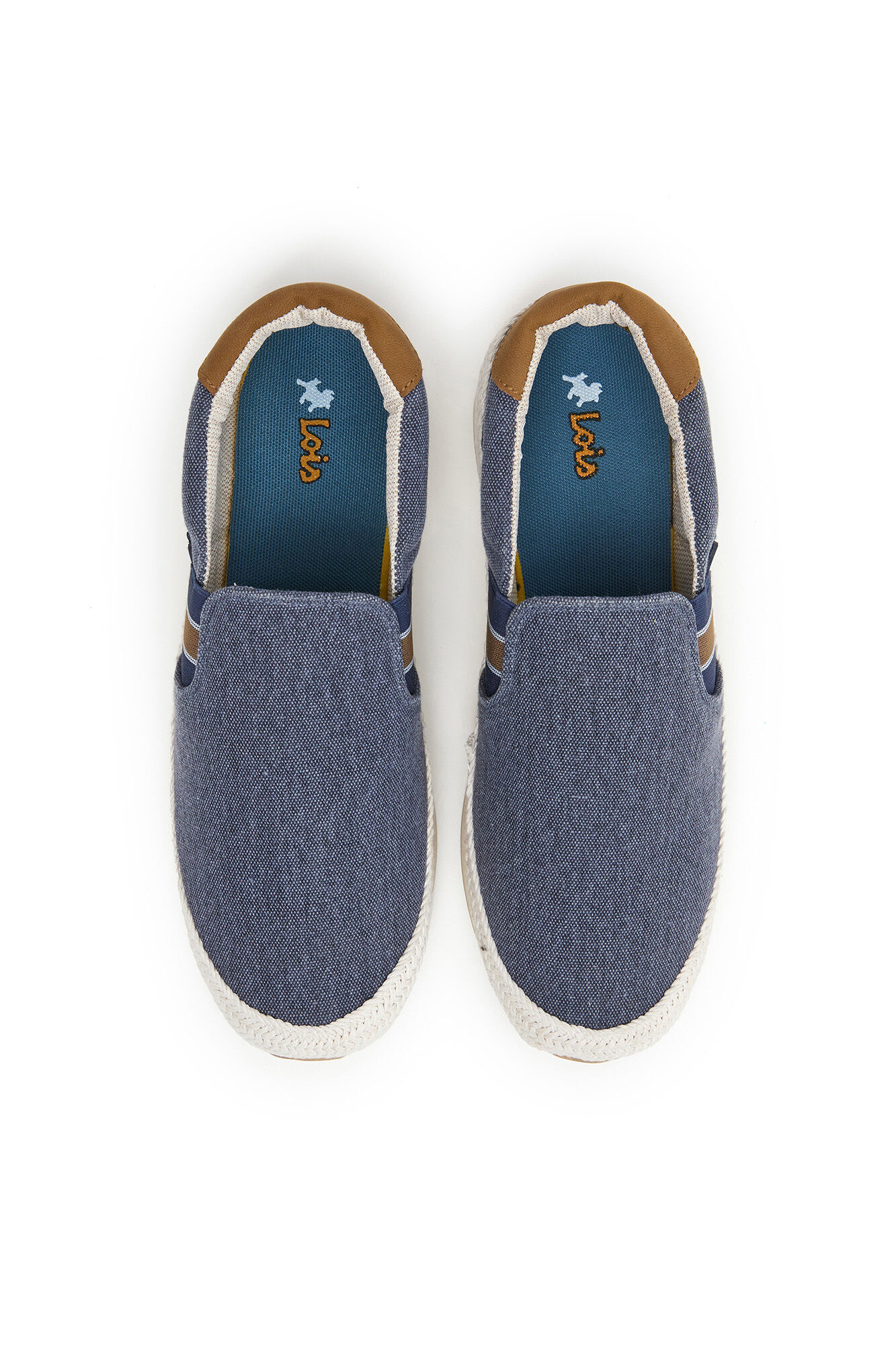 Lois T&ecirc;nis slip-on de lona azul