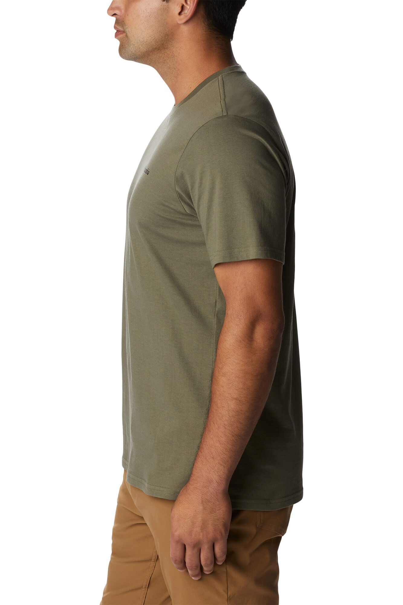 Columbia Camiseta de manga corta con estampado en la espalda Columbia Rockaway River&trade; para hombre kaki