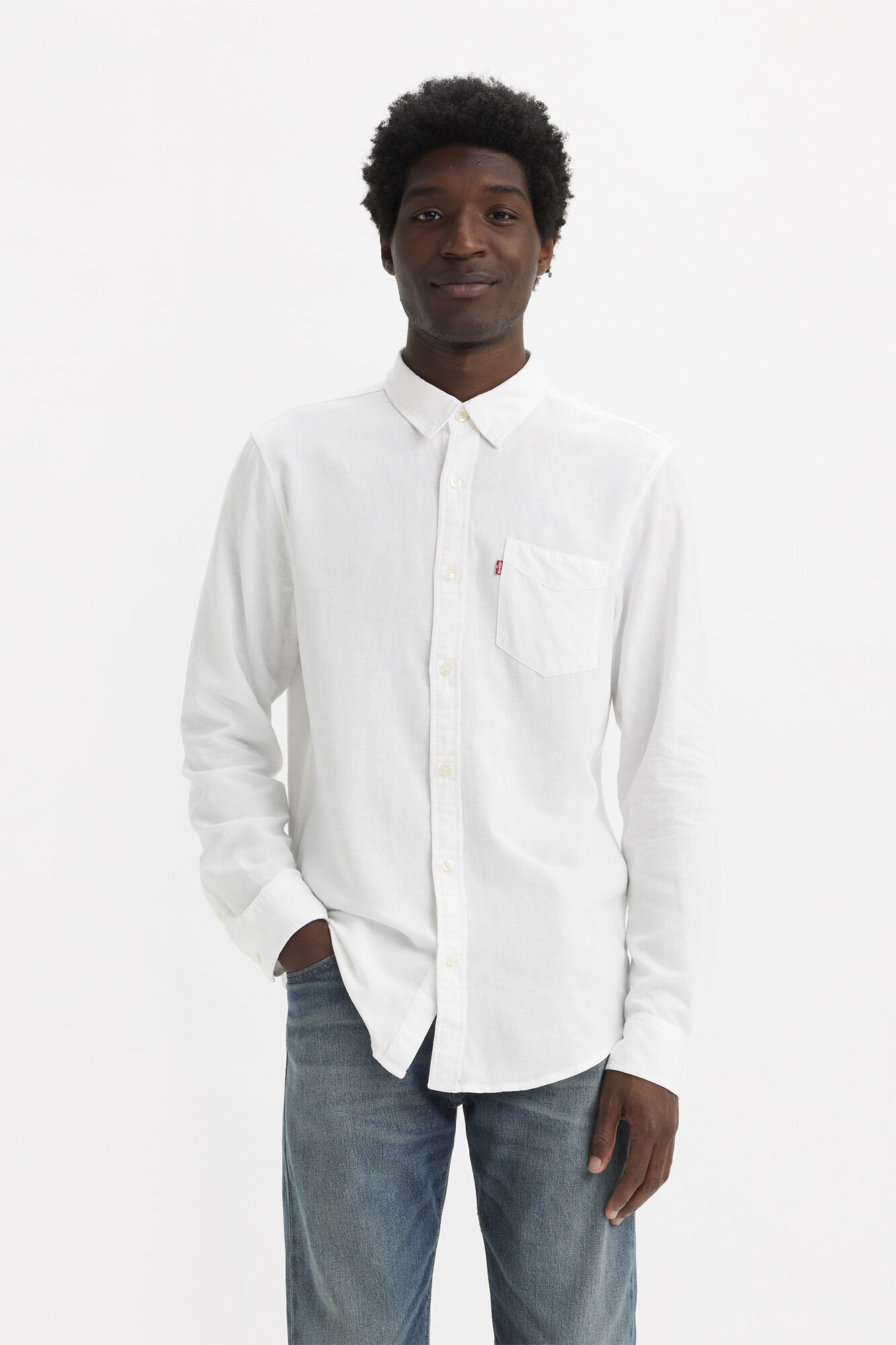 Levi's Camisa Levi's&reg; con lino blanco