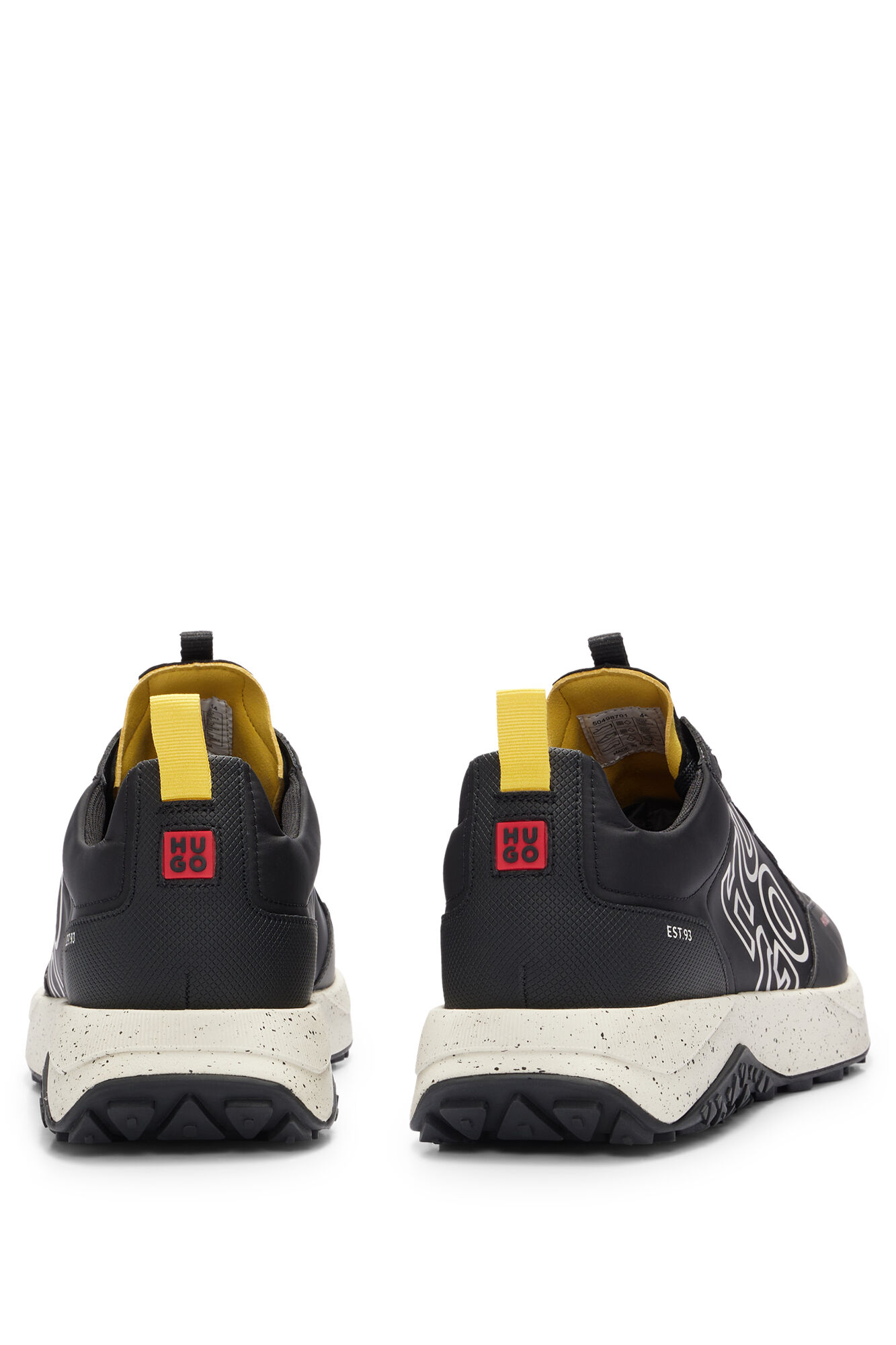 HUGO Sapatilhas com logo preto