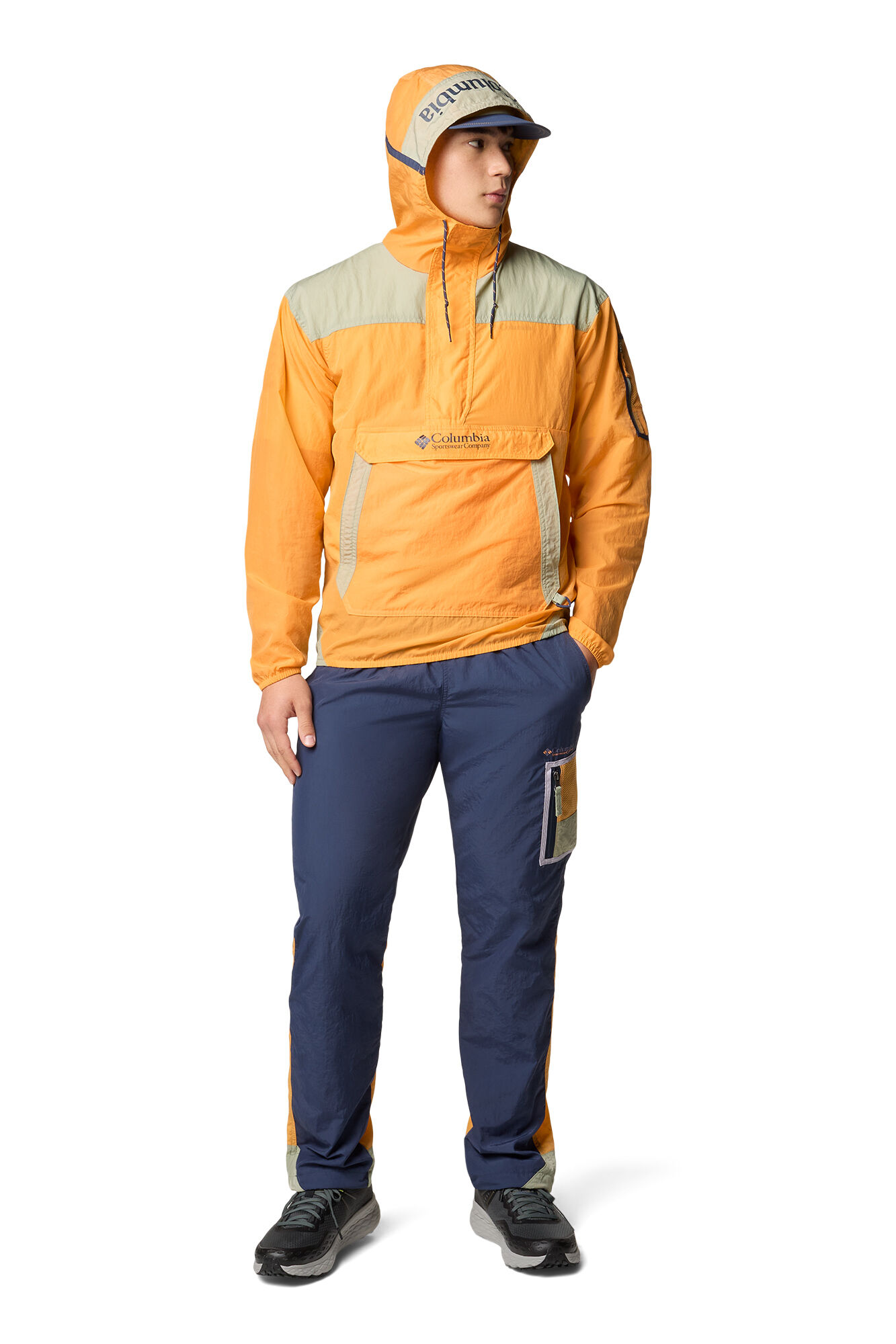 Columbia Columbia for men 's Challenger&trade; Windbreaker Anorak red