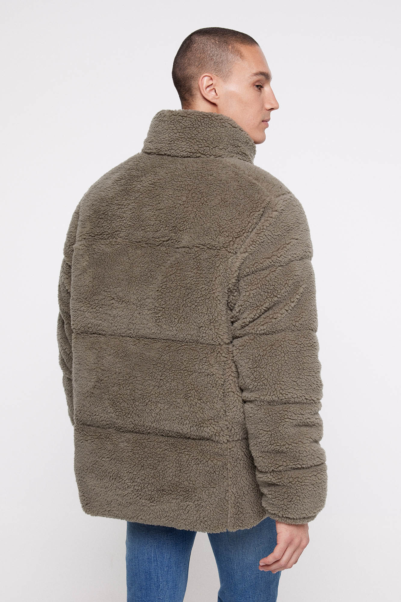 Columbia Columbia Puffect Sherpa&trade; fleece jacket for men beige