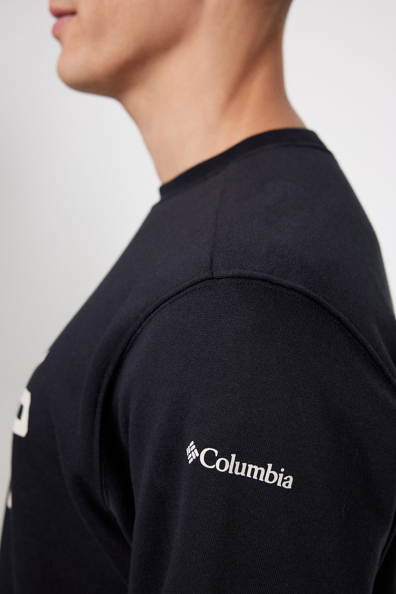 Columbia Sudadera de cuello redondo Columbia Trek&trade; para hombre negro