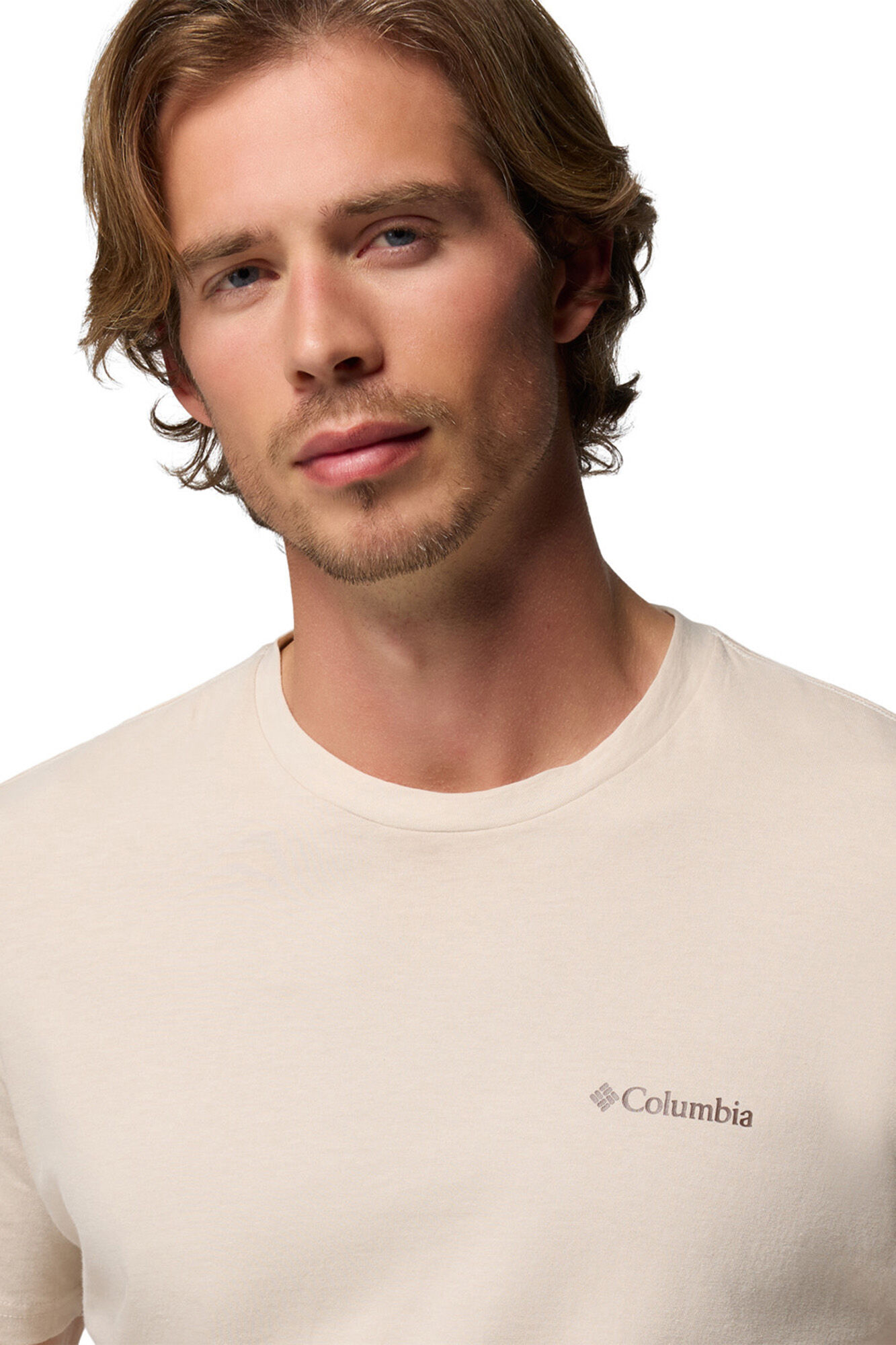 Columbia Camiseta de algod&oacute;n org&aacute;nico beige