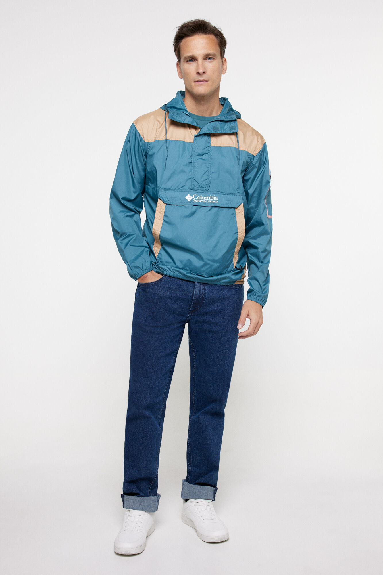 Columbia Cortavientos Columbia para hombre Challenger&trade; turquesa