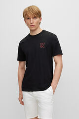 HUGO Camiseta manga corta negro