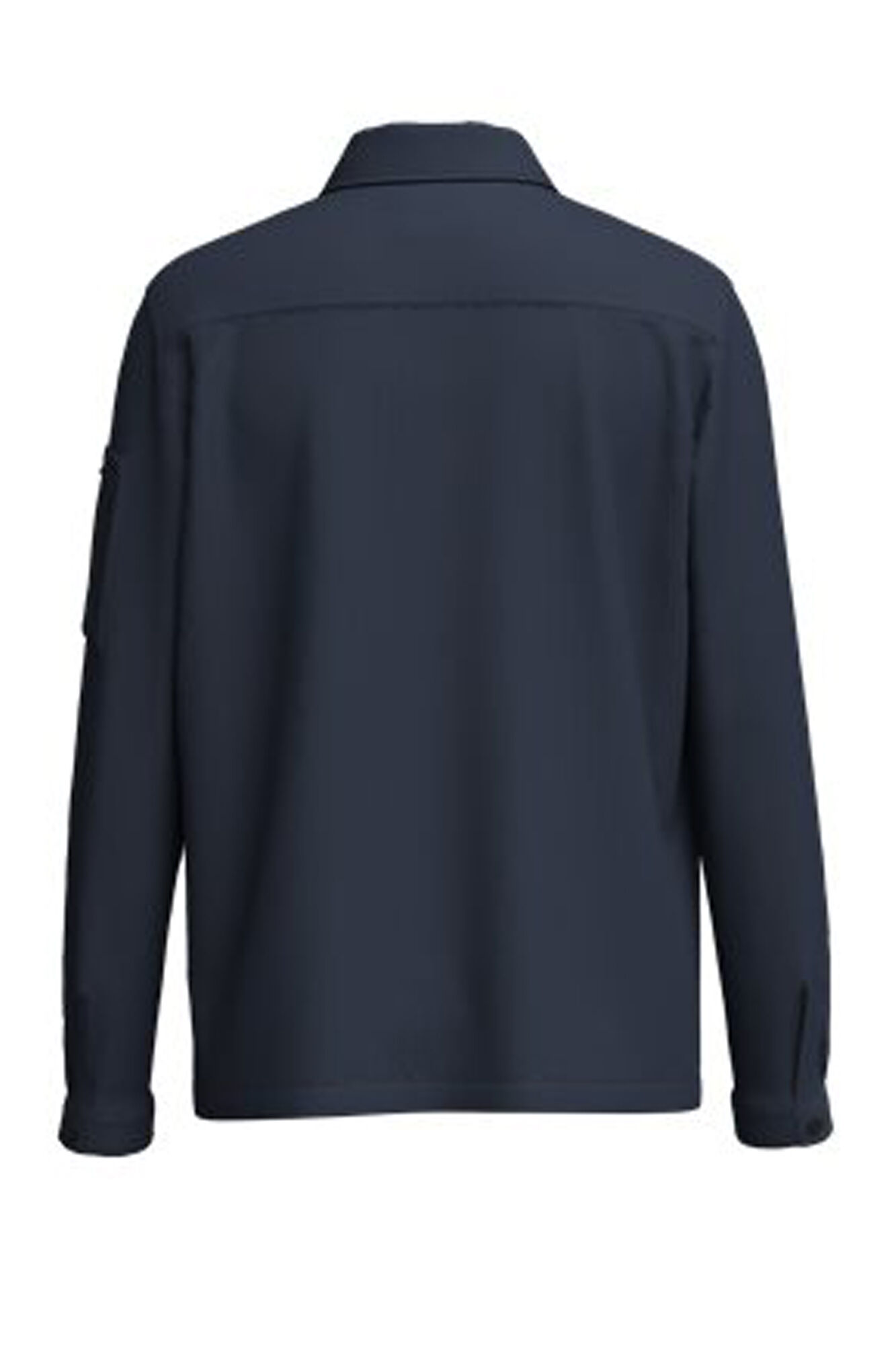 HUGO Canvas overshirt blue