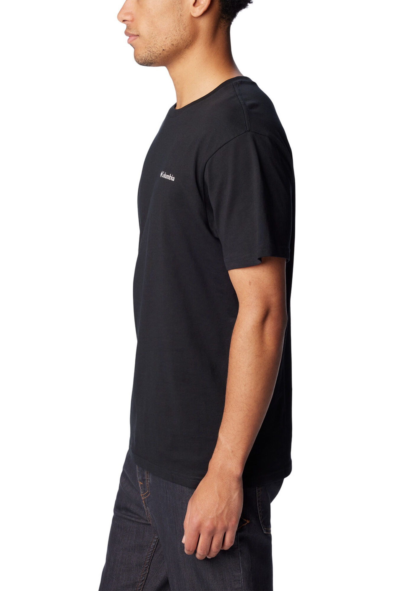 Columbia Camiseta de manga corta de algod&oacute;n org&aacute;nico Basic Logo&trade; de Columbia para hombre