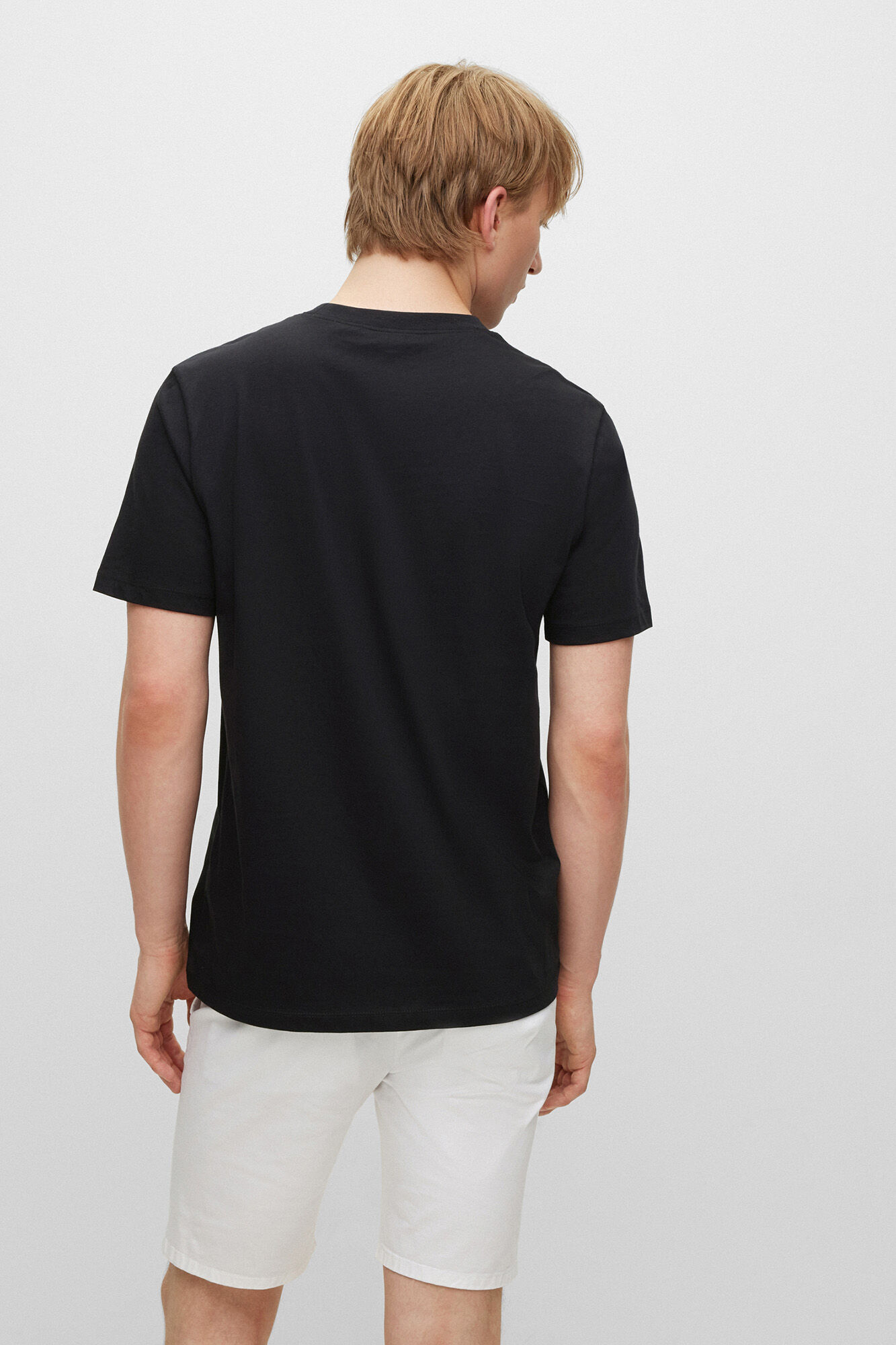 HUGO Camiseta manga corta negro