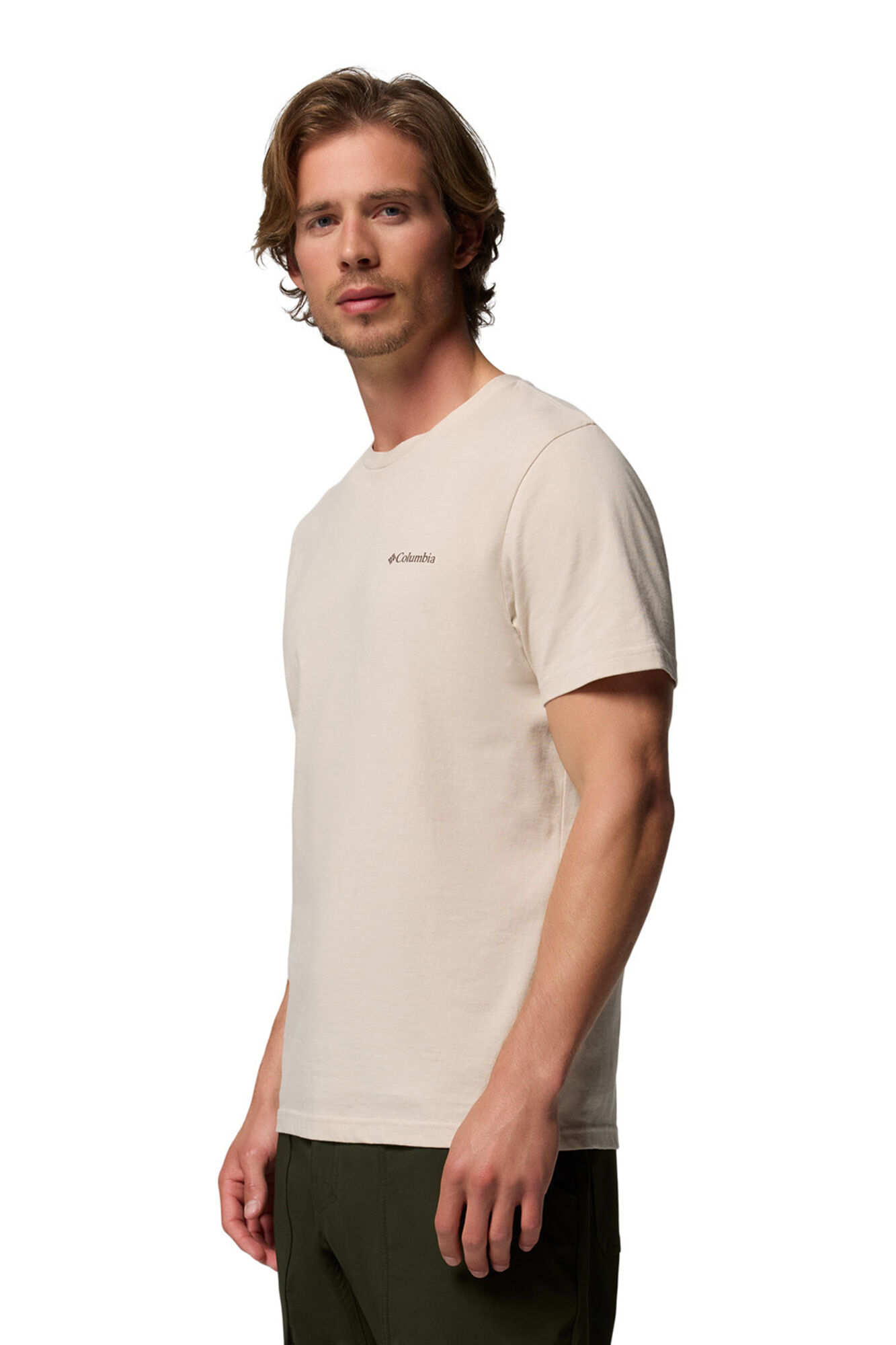 Columbia Camiseta de algod&oacute;n org&aacute;nico beige