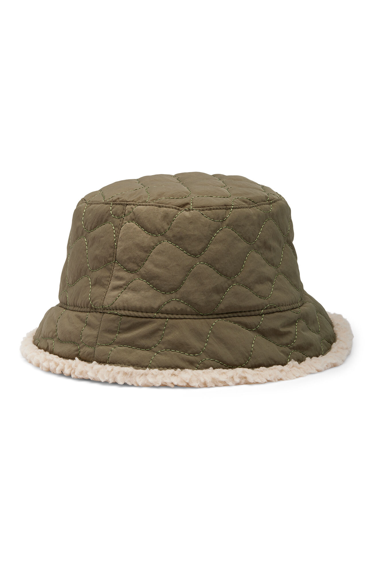 Columbia Columbia Unisex Winter Pass&trade; II Quilted reversible Sherpa fleece Bucket Hat beige
