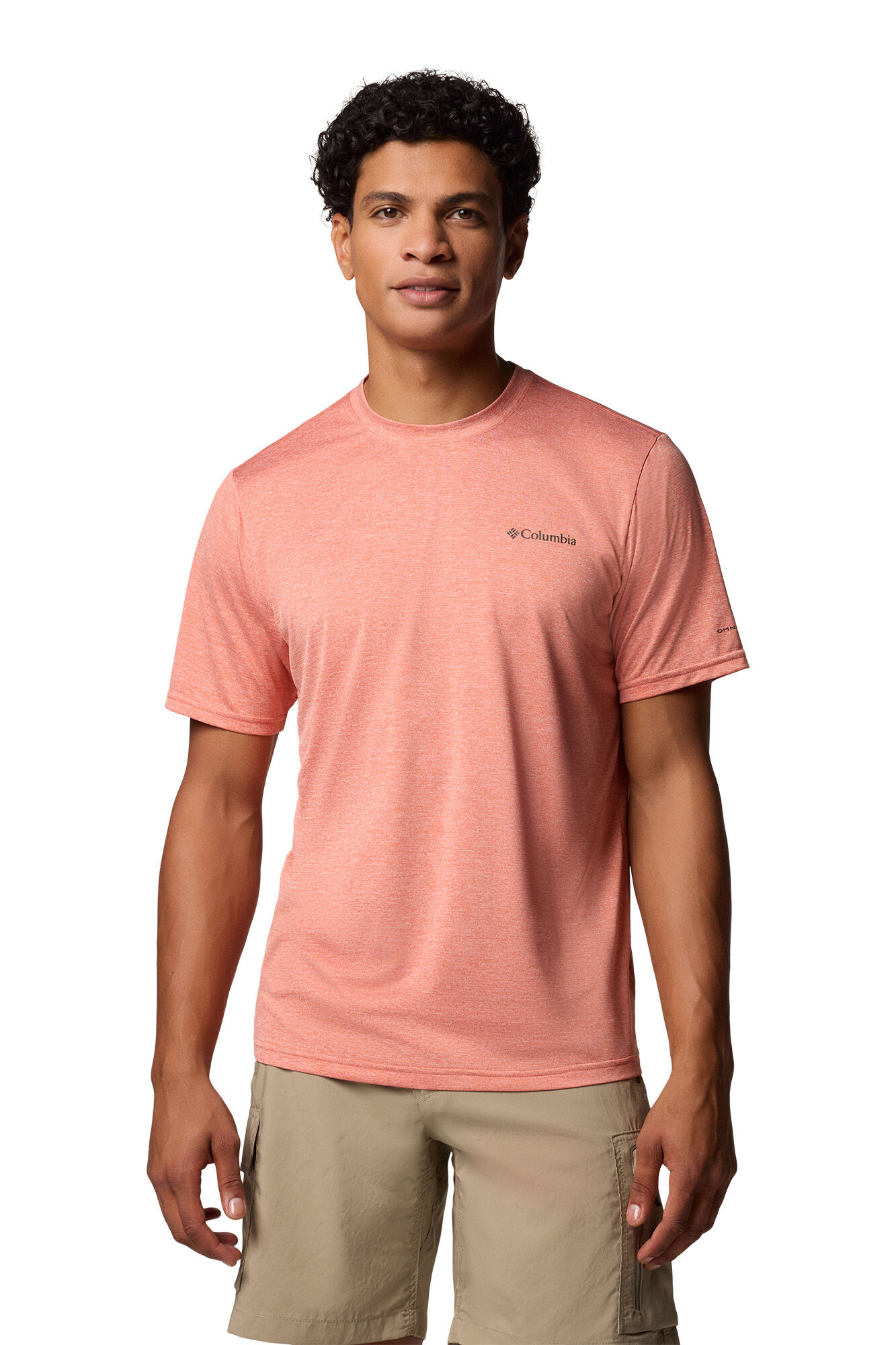 Columbia Columbia for men 's Hike&trade; Tech T-Shirt red