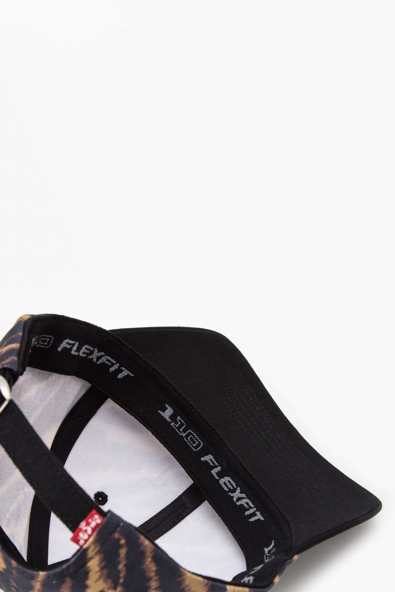 Levi's Gorra Flexfit&reg; con logotipo poster animal print marr&oacute;n