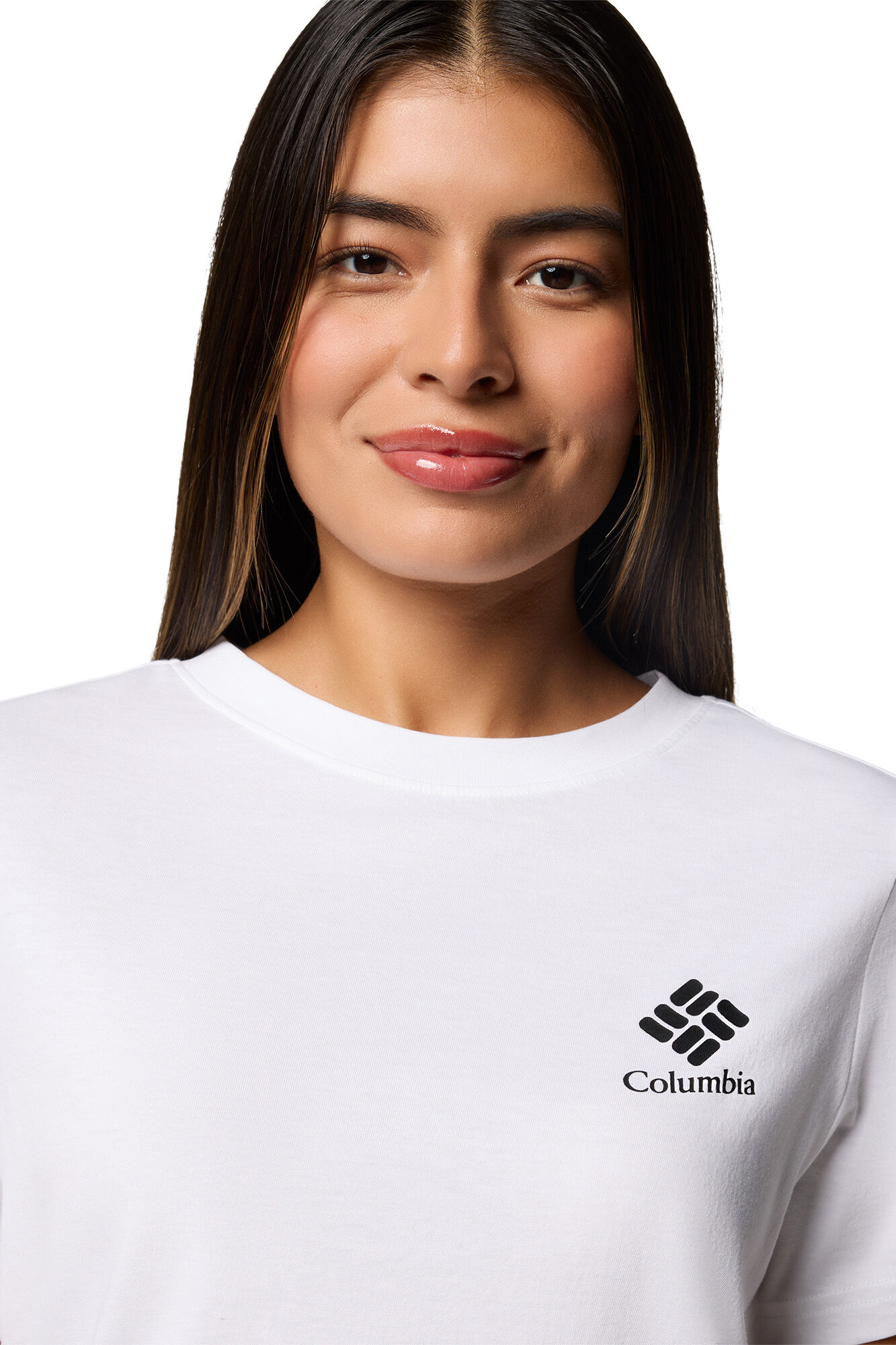 Columbia Camiseta con estampado Rolling Bend&trade; de Columbia para mujer blanco