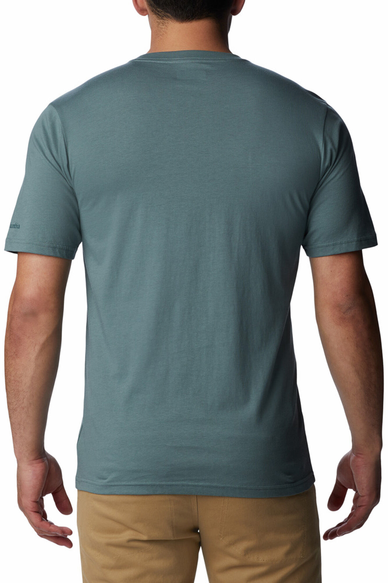 Columbia Camiseta manga corta logo Columbia azul