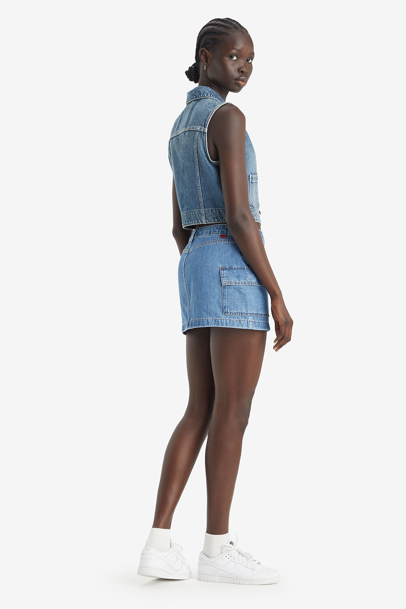 Levi's Levi's&reg; denim cargo skirt  blue