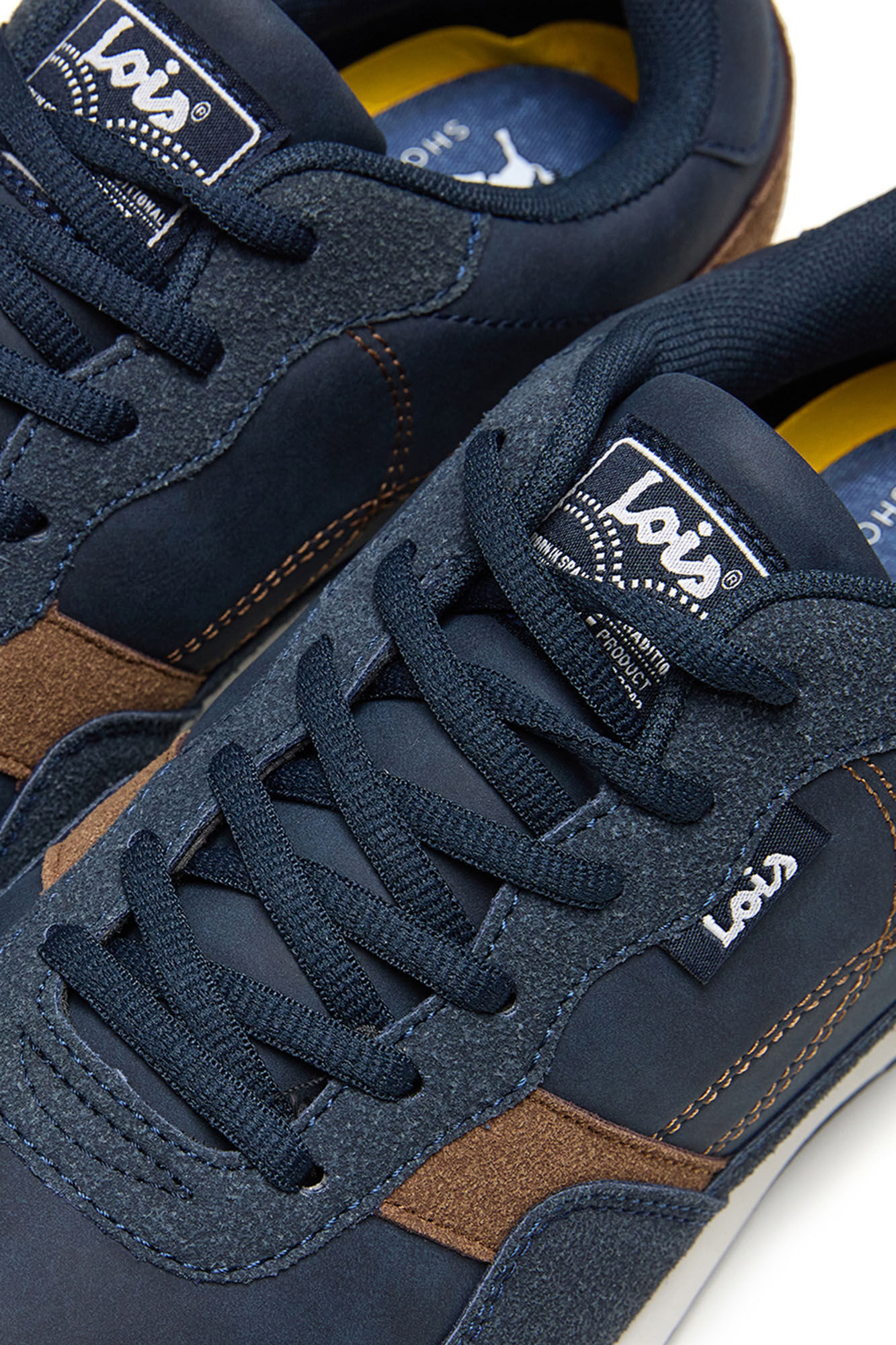 Lois T&ecirc;nis de corrida casual masculino Lois azul