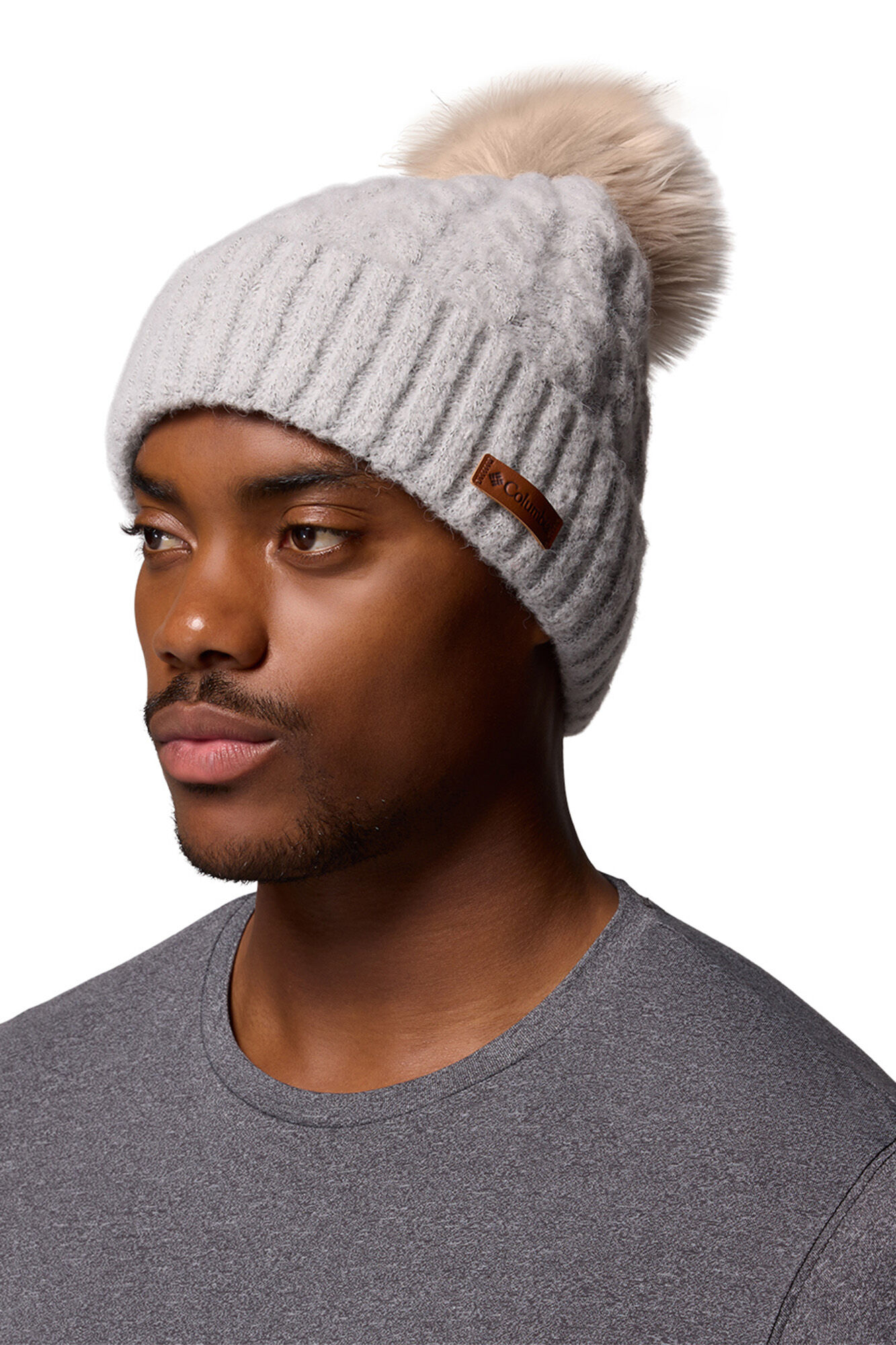 Columbia Gorro unisex Winter Blur&trade; II con pomp&oacute;n