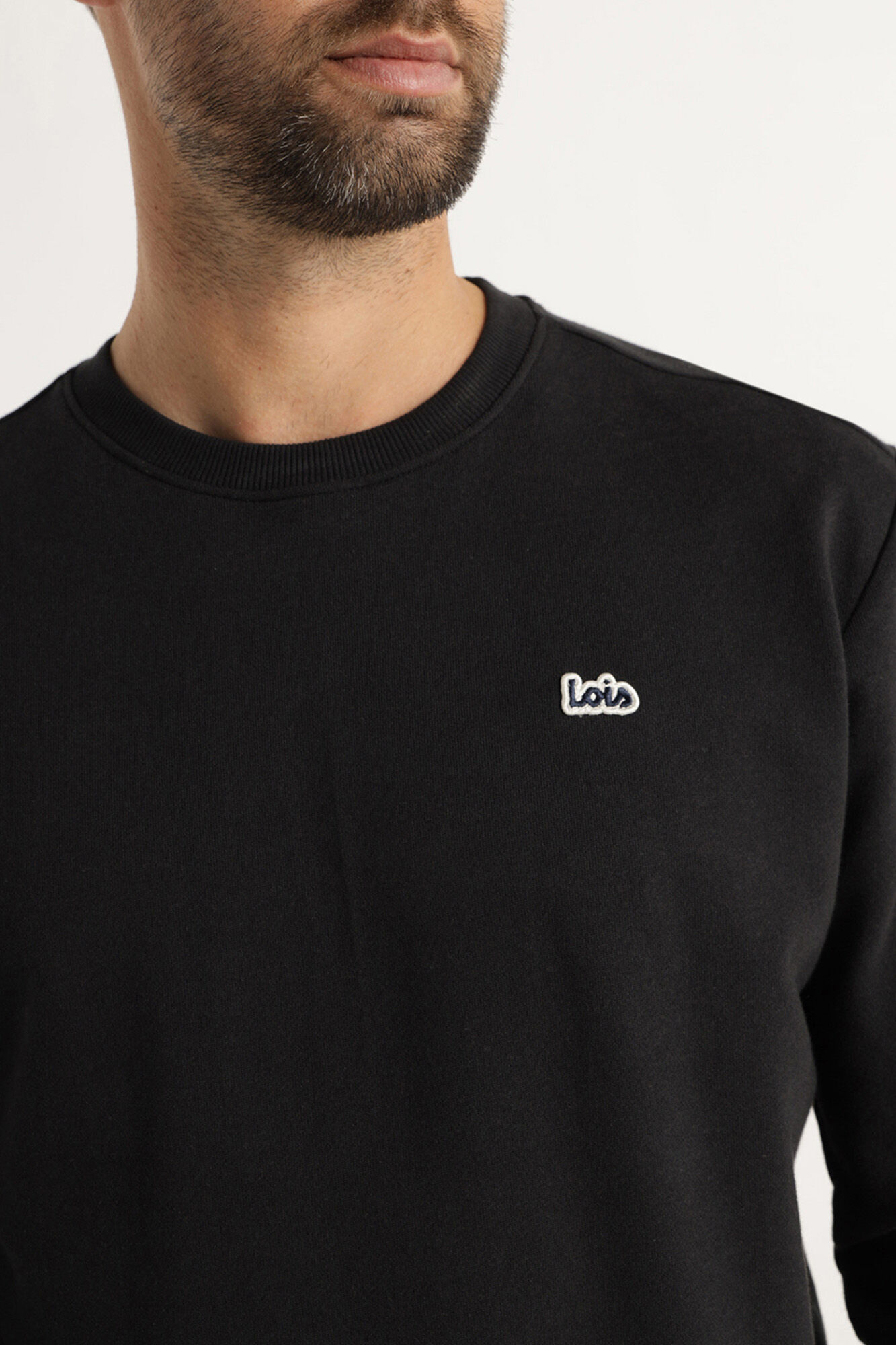 Lois Sudadera Cuello Caja negro