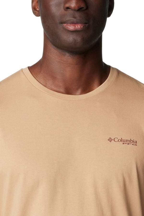 Springfield Camiseta de manga corta Columbia North Cascades™ para hombre beige