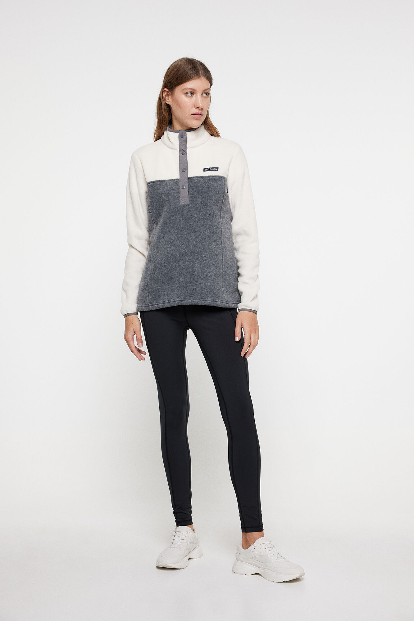 Columbia Columbia Benton Springs&trade; half press-stud fleece for men grey