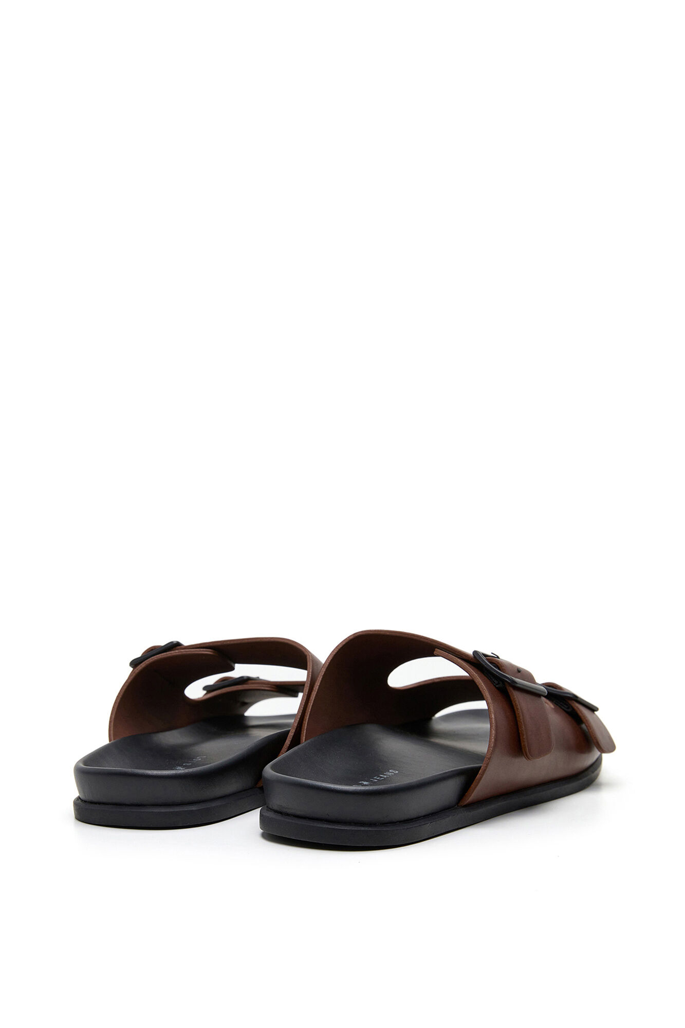 Lois Sandalia casual abierta dos cierre marr&oacute;n