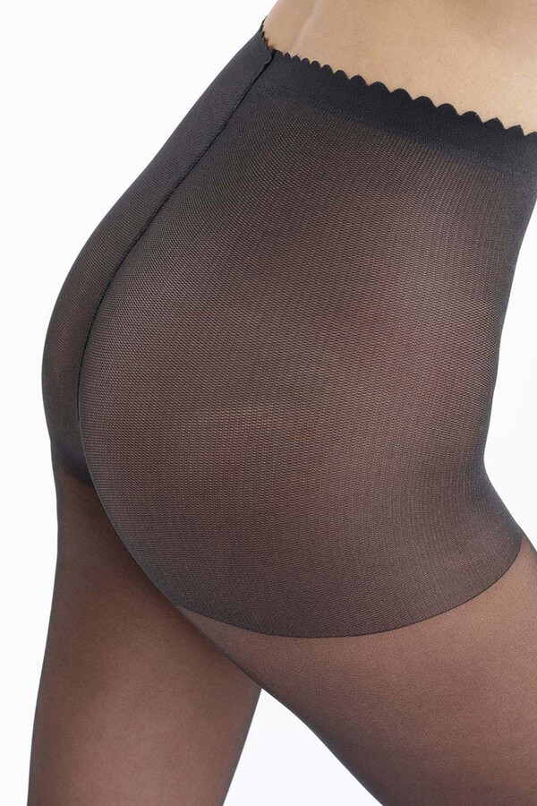 Panty Opaco DIM, 90 DEN, Color Marrón. Compuesto De 89% Poliamida Y 11% Elastano. Suave, Elástico Y Perfecto Para Uso Diario.