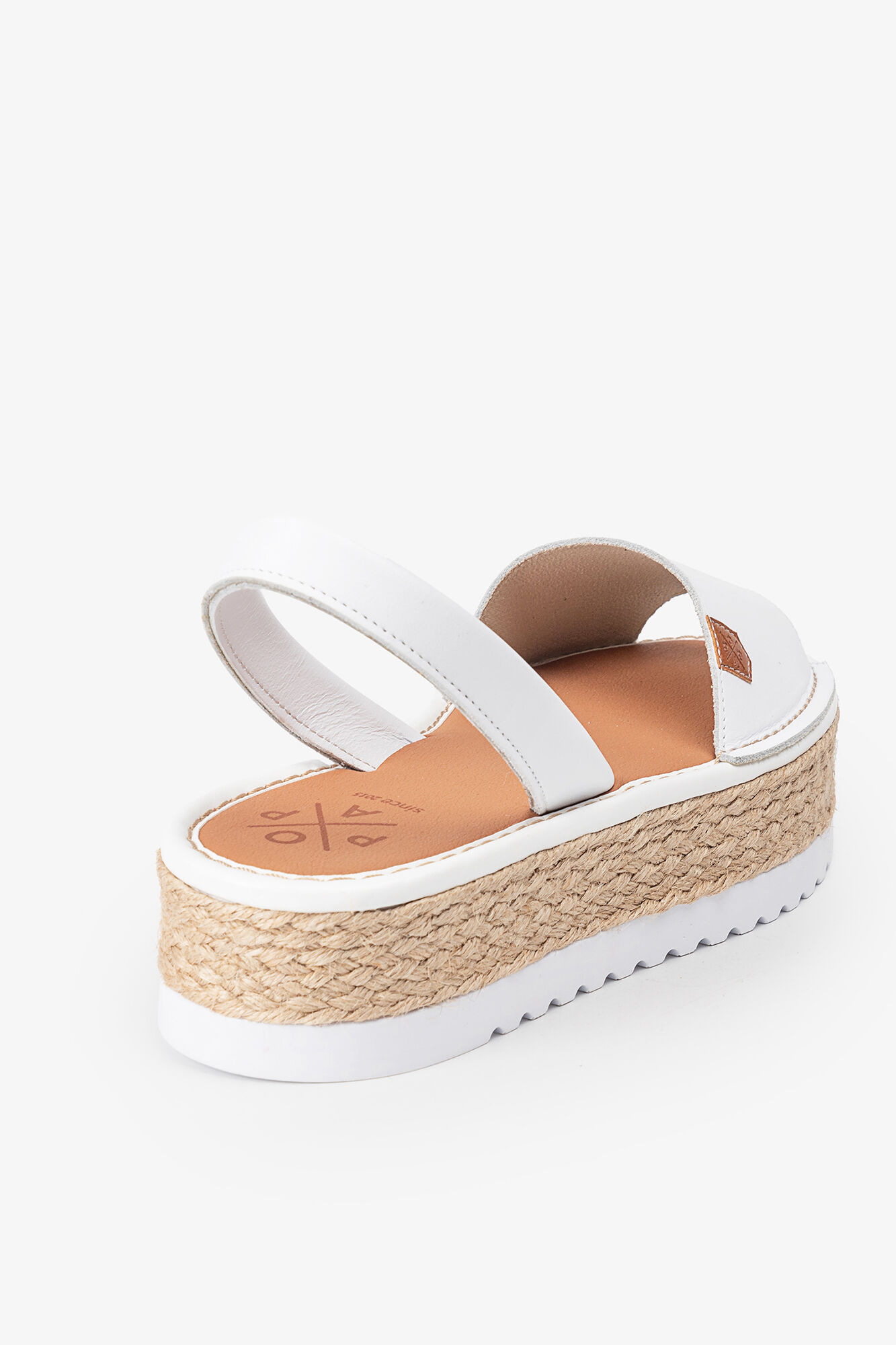 Popa Sand&aacute;lia plataforma branco