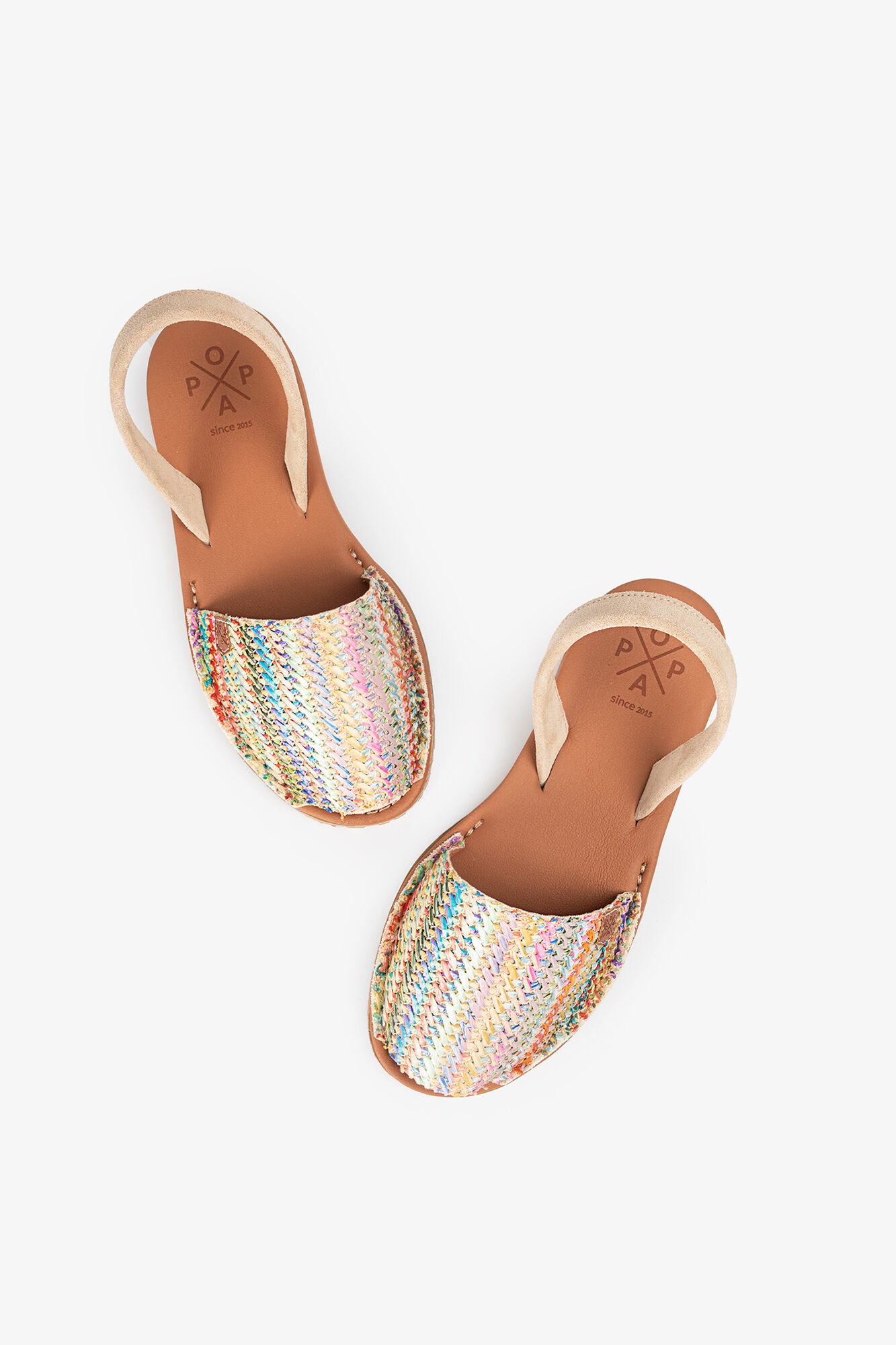 Popa Menorcan style sandal printed