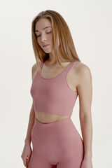 Born Living Yoga Crop Top Niara OLD ROSE rosa