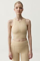 Born Living Yoga Beige sports top MARINA brown